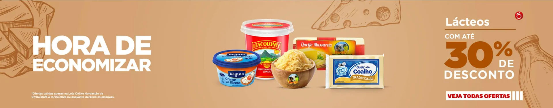 Encarte de Catálogo Nordestão 7 de julho até 14 de julho 2025 - Pagina 1