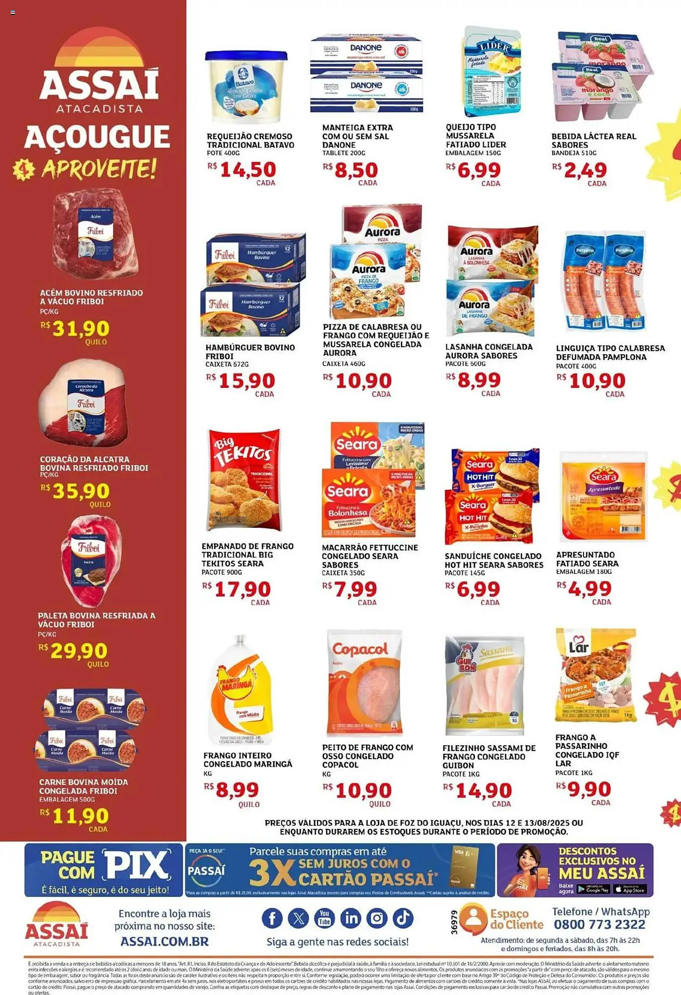 Encarte de Catálogo Assaí Atacadista 12 de agosto até 13 de agosto 2025 - Pagina 2