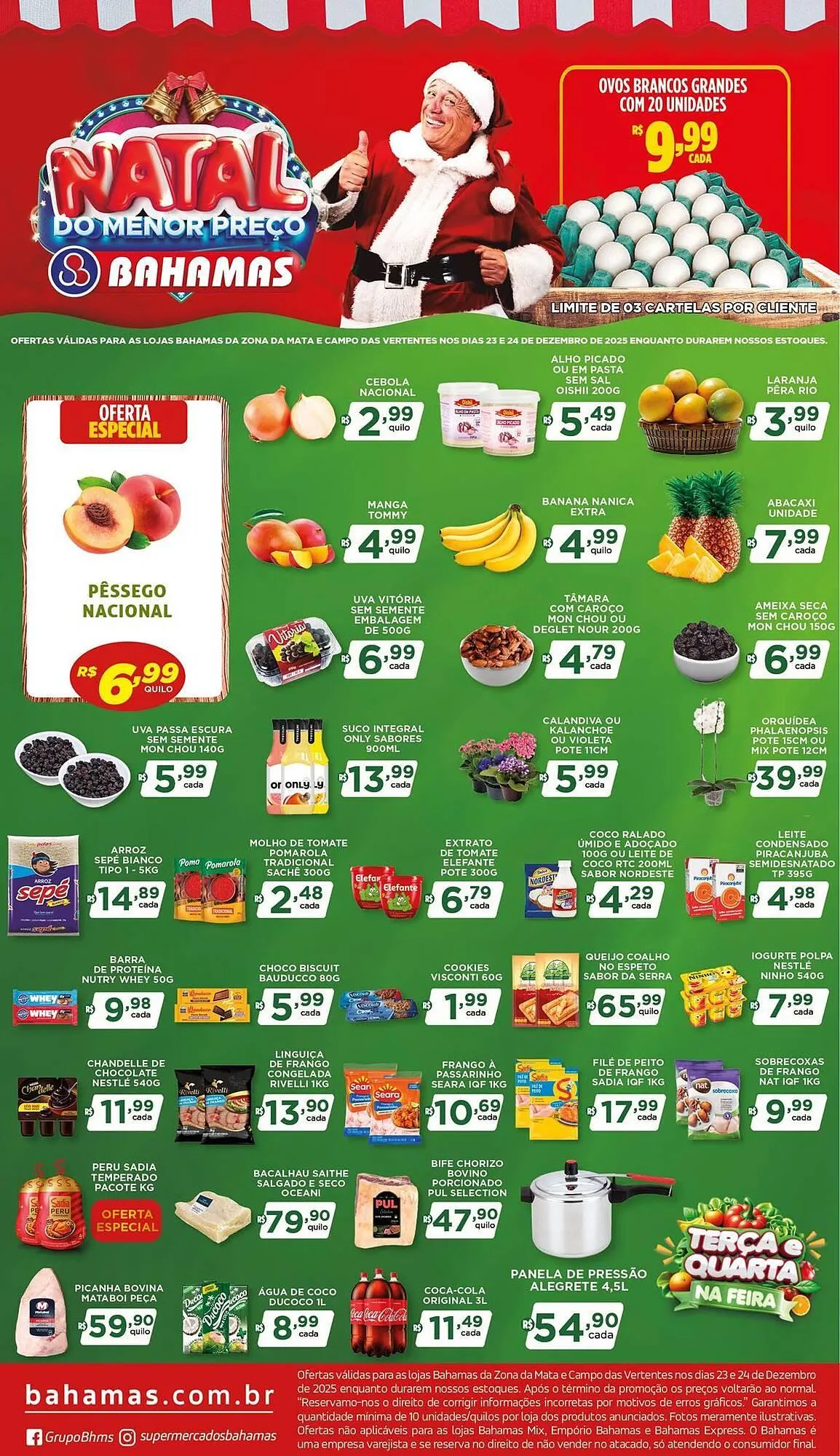 Encarte de Catálogo Bahamas Supermercados 23 de dezembro até 24 de dezembro 2025 - Pagina 1