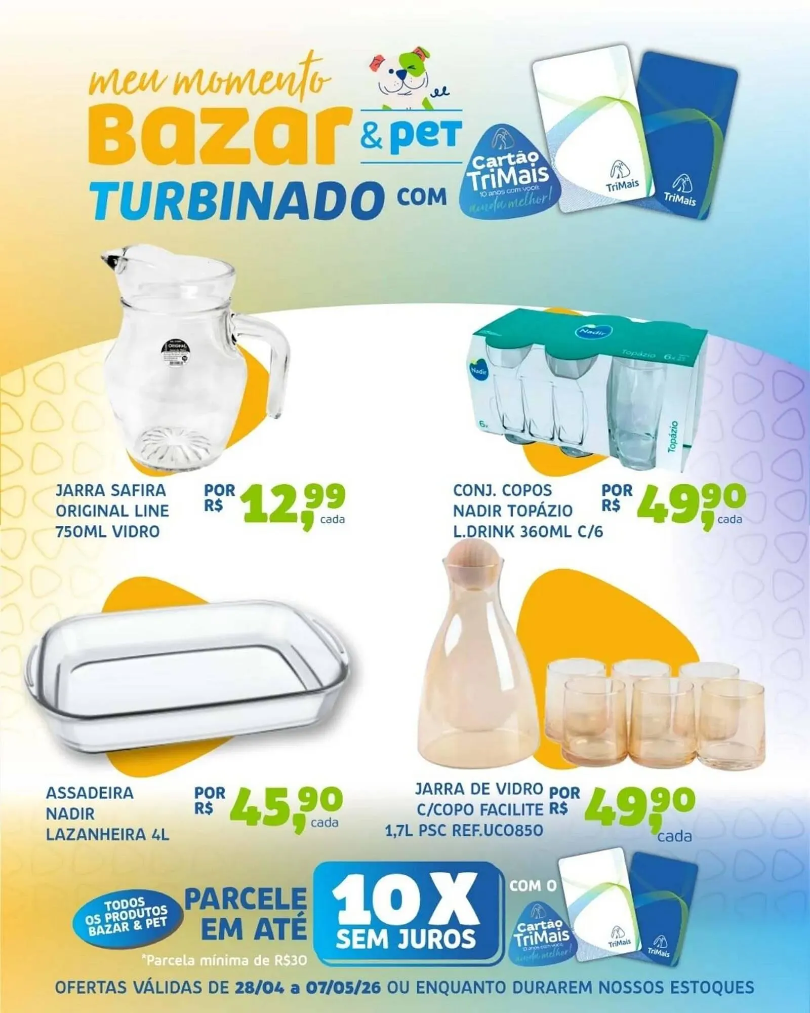 Encarte de Catálogo Trimais Supermercado 1 de maio até 7 de maio 2026 - Pagina 1