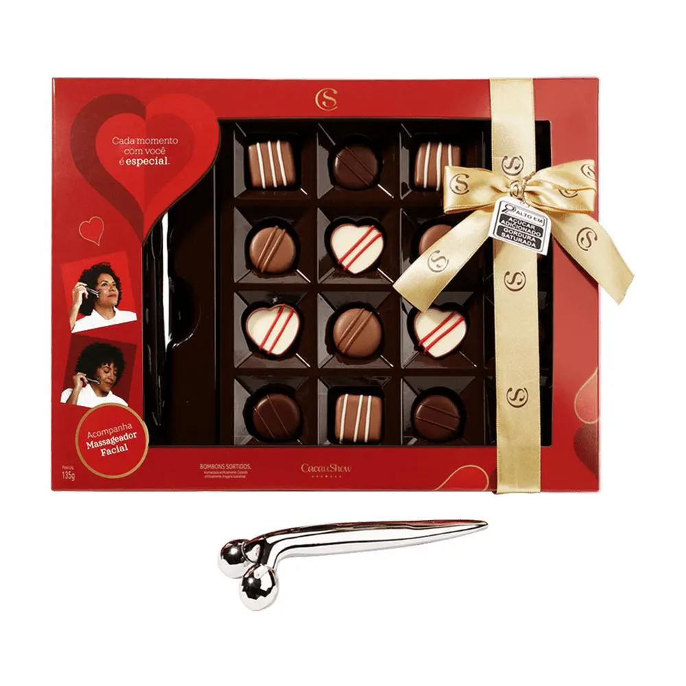 CAIXA AUTO CUIDADO E BOMBONS 135G