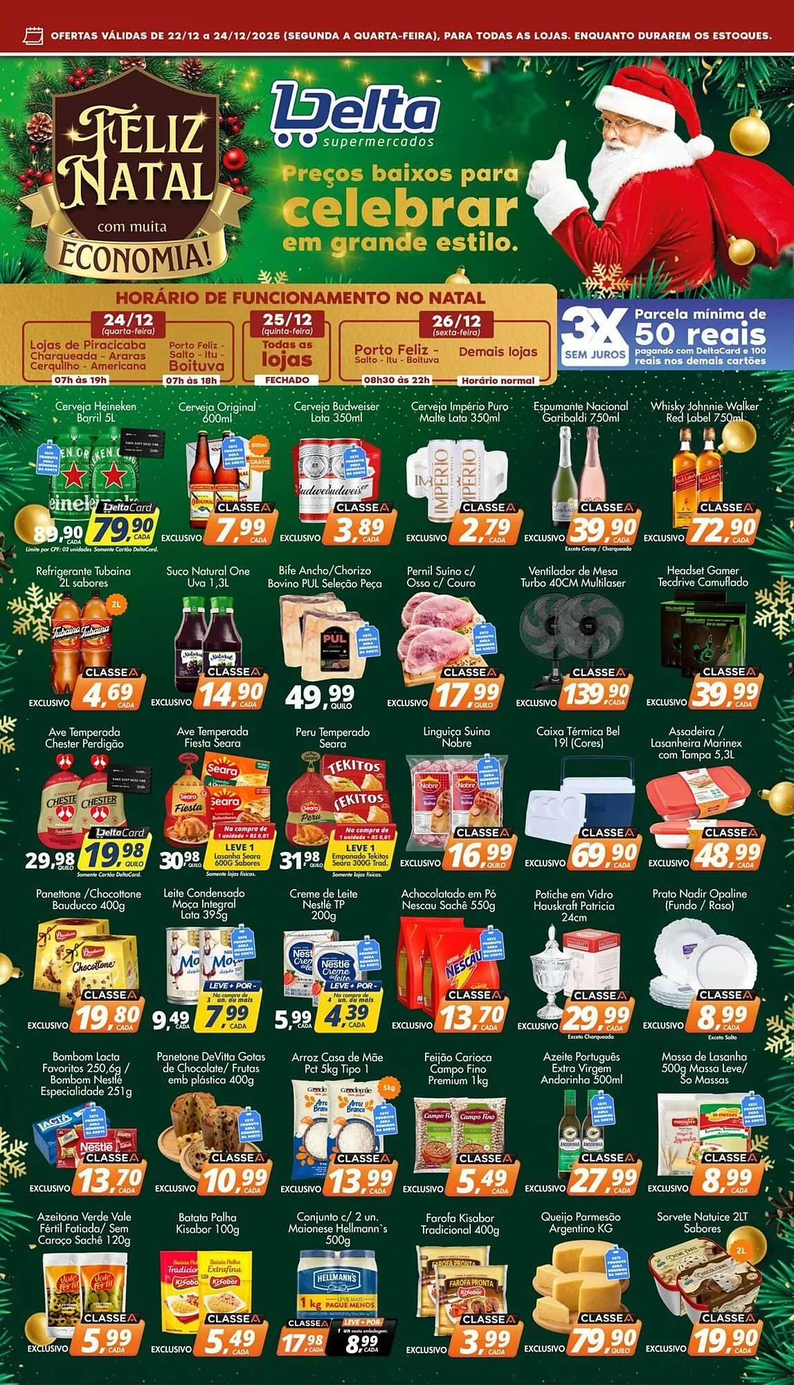Encarte de Catálogo Delta Supermercados 22 de dezembro até 24 de dezembro 2025 - Pagina 1