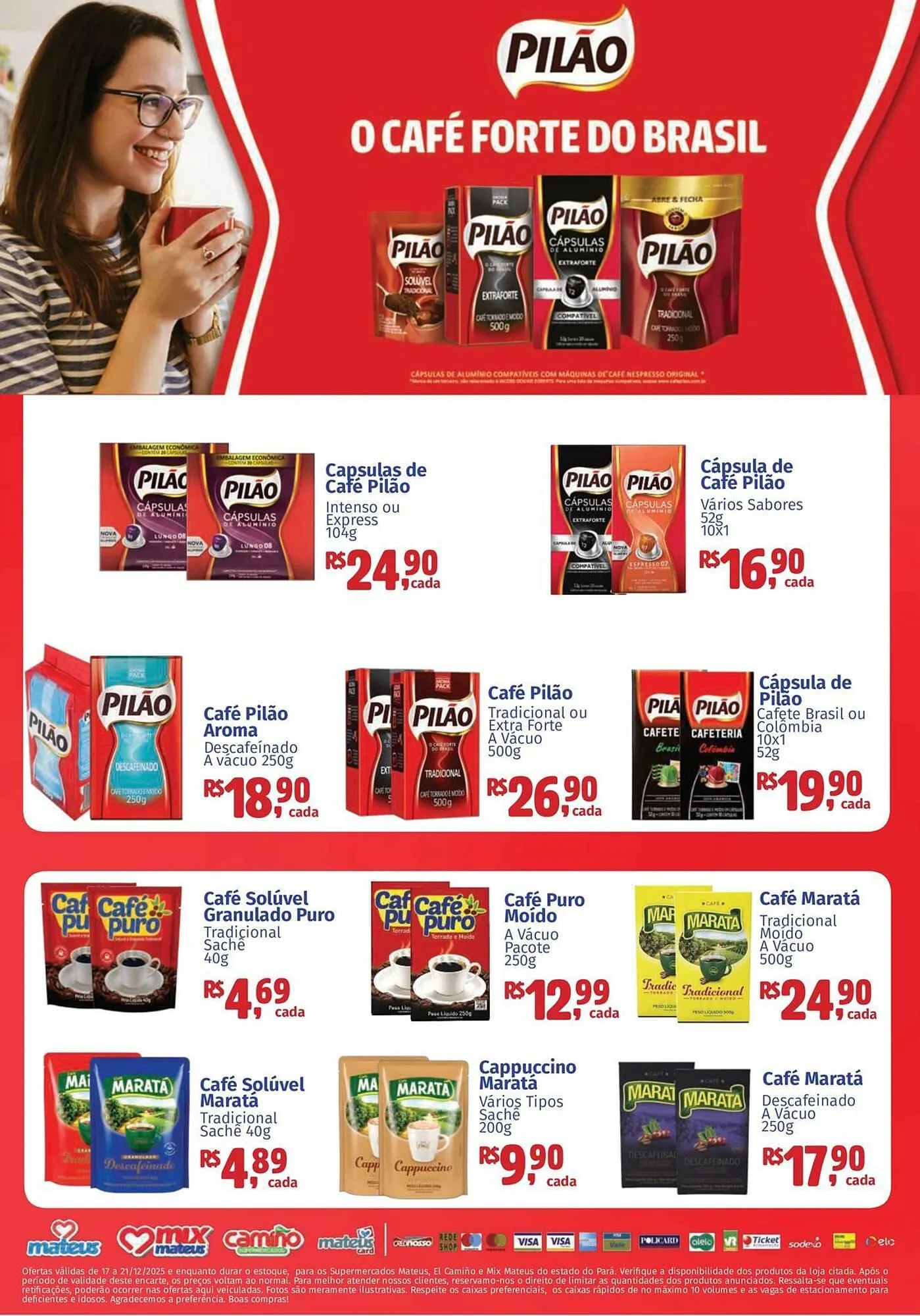 Encarte de Catálogo Supermercados Mateus 17 de dezembro até 21 de dezembro 2025 - Pagina 2