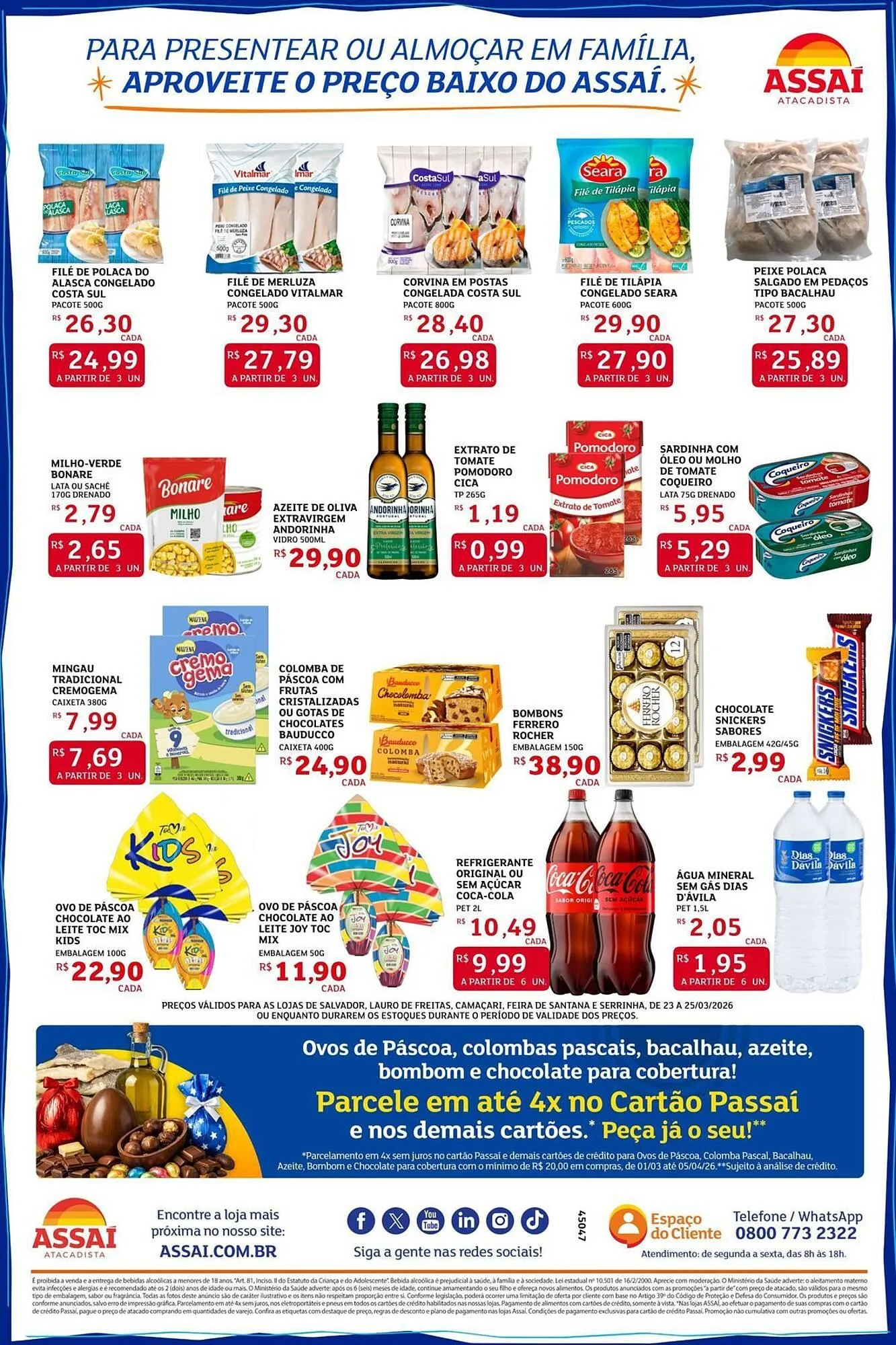 Encarte de Encarte Assaí Atacadista 23 de março até 25 de março 2026 - Pagina 3