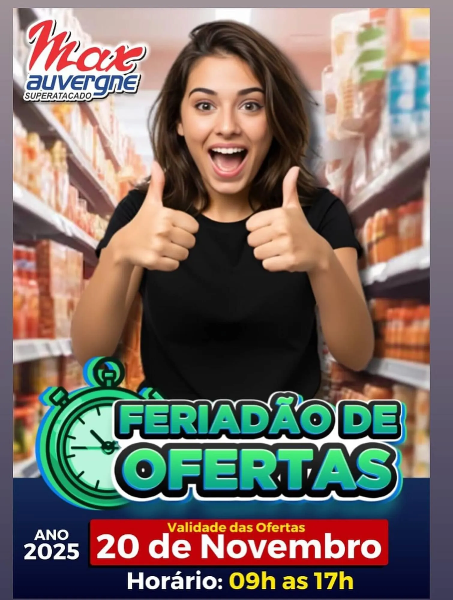 Encarte de Catálogo Max Auvergne Superatacado 20 de novembro até 20 de novembro 2025 - Pagina 1