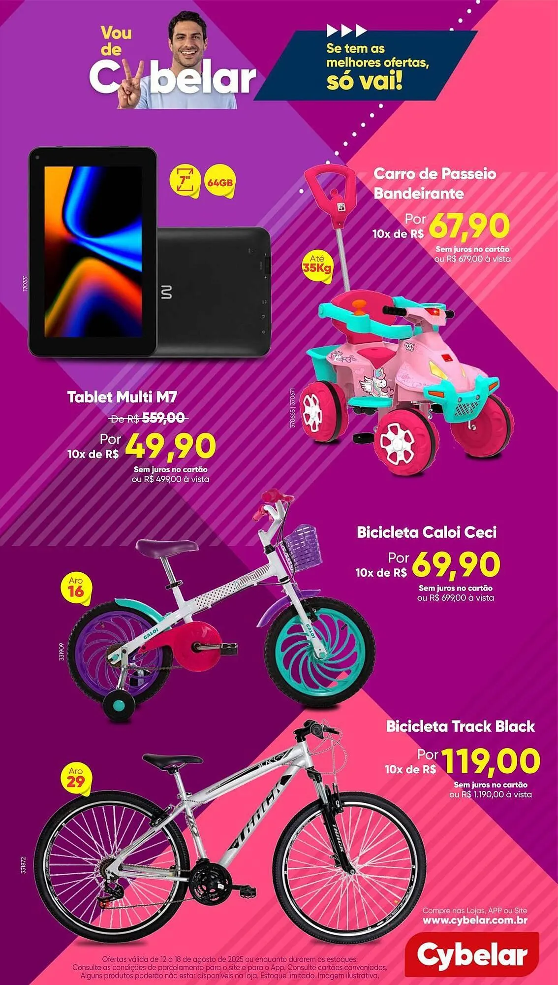 Encarte de Catálogo Cybelar 15 de agosto até 18 de agosto 2025 - Pagina 3