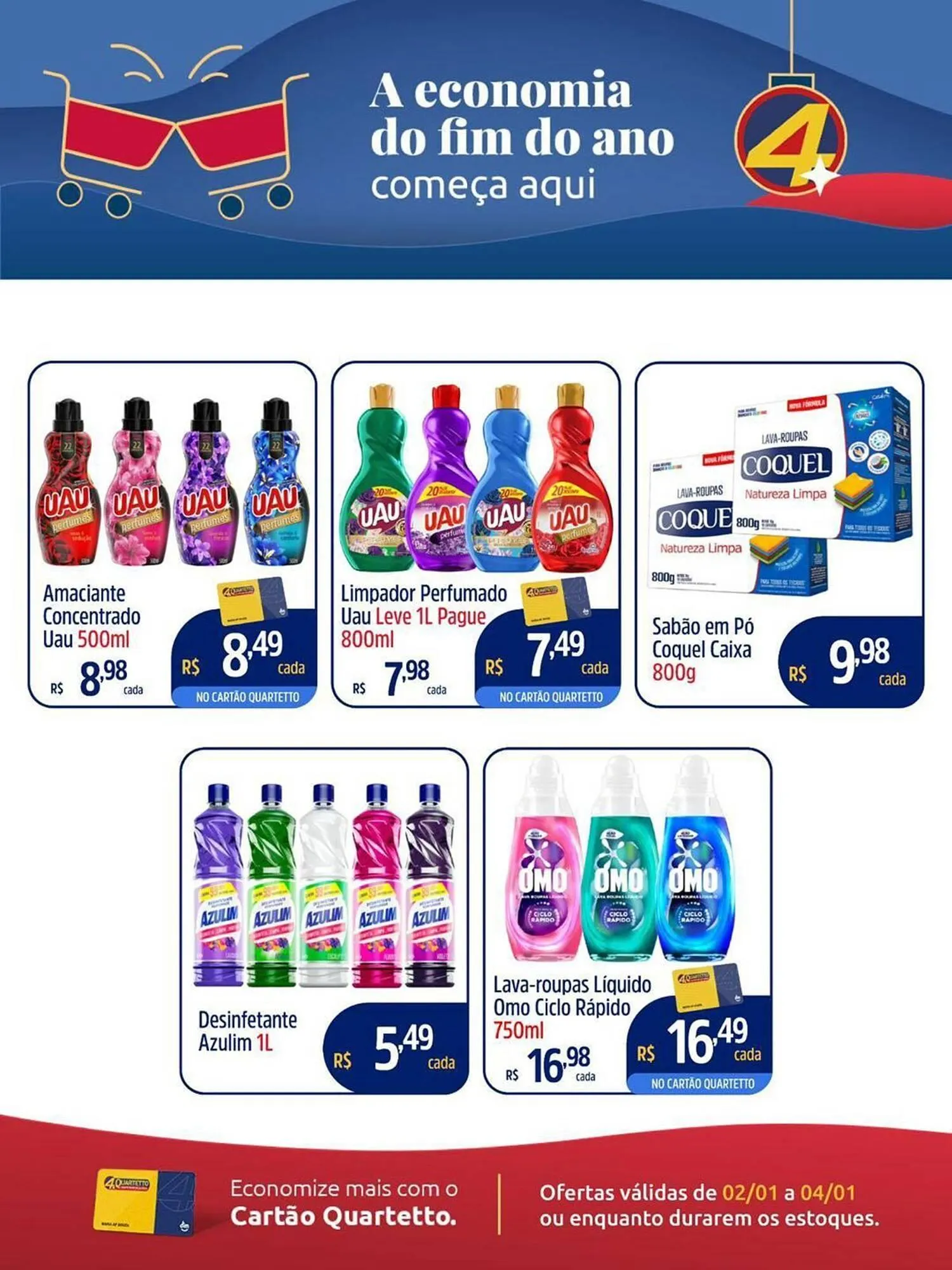 Encarte de Catálogo Quartetto Supermercados 1 de fevereiro até 1 de abril 2026 - Pagina 7