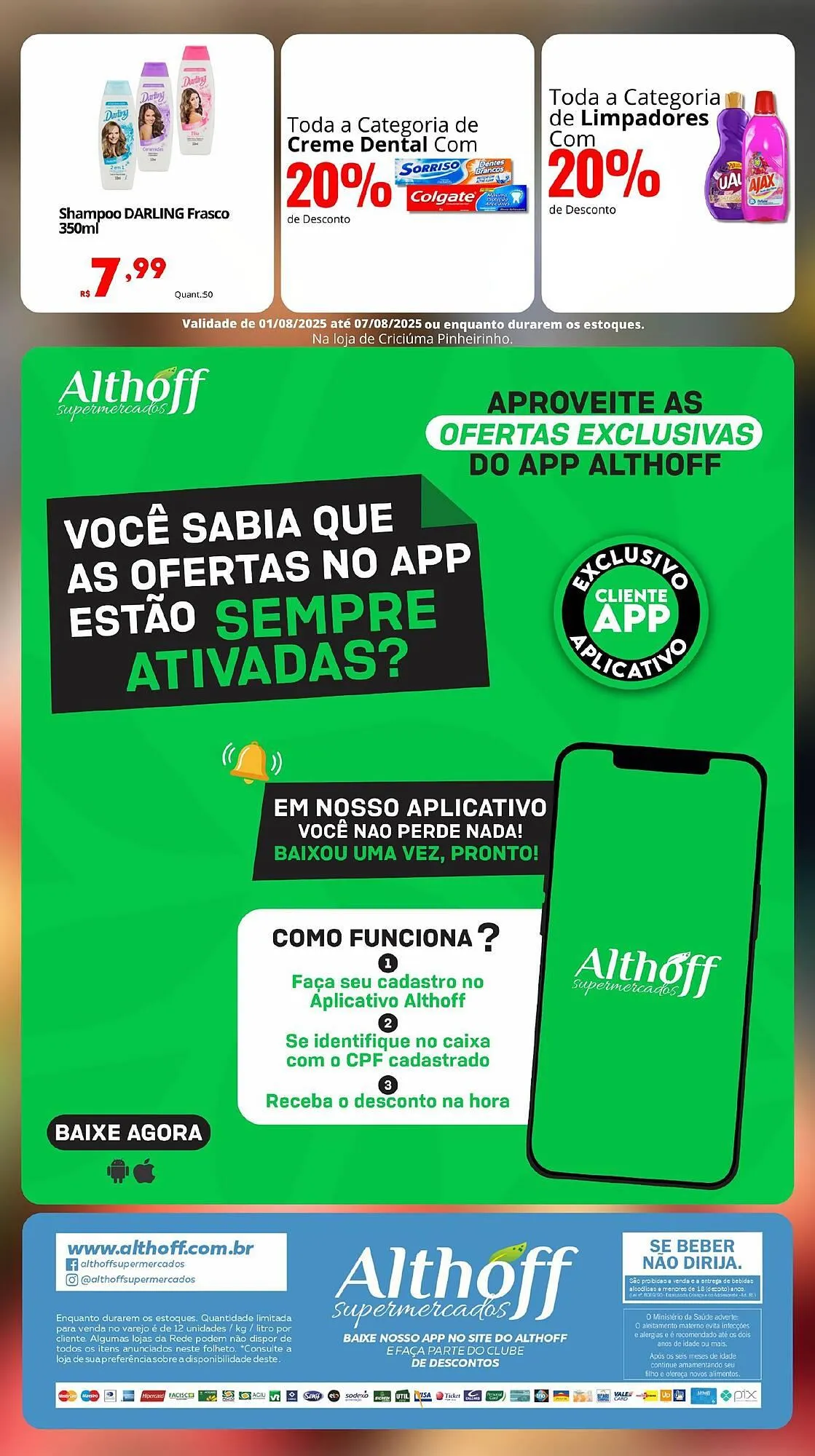 Encarte de Catálogo Althoff Supermercados 1 de agosto até 7 de agosto 2025 - Pagina 2