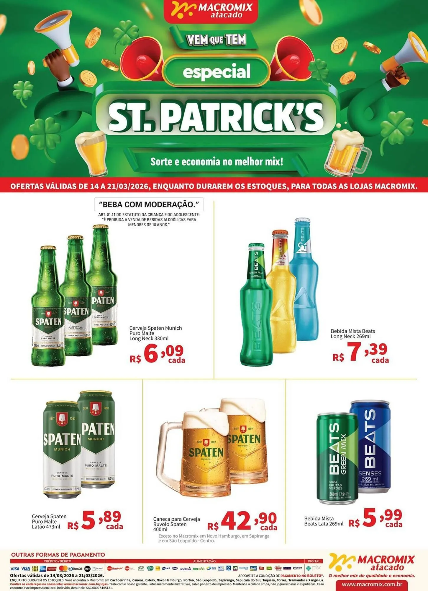 Encarte de Catálogo Macromix Atacado 14 de março até 21 de março 2026 - Pagina 1