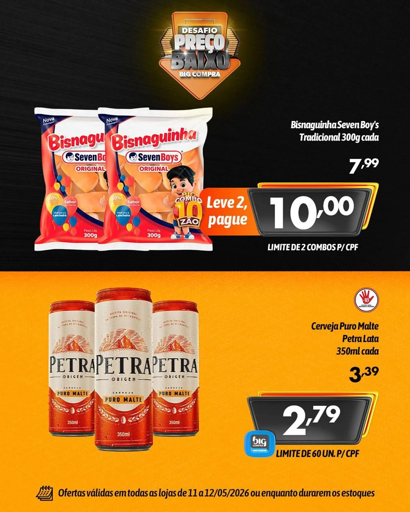 Encarte de Catálogo Supermercados Big Compra 11 de maio até 12 de maio 2026 - Pagina 8