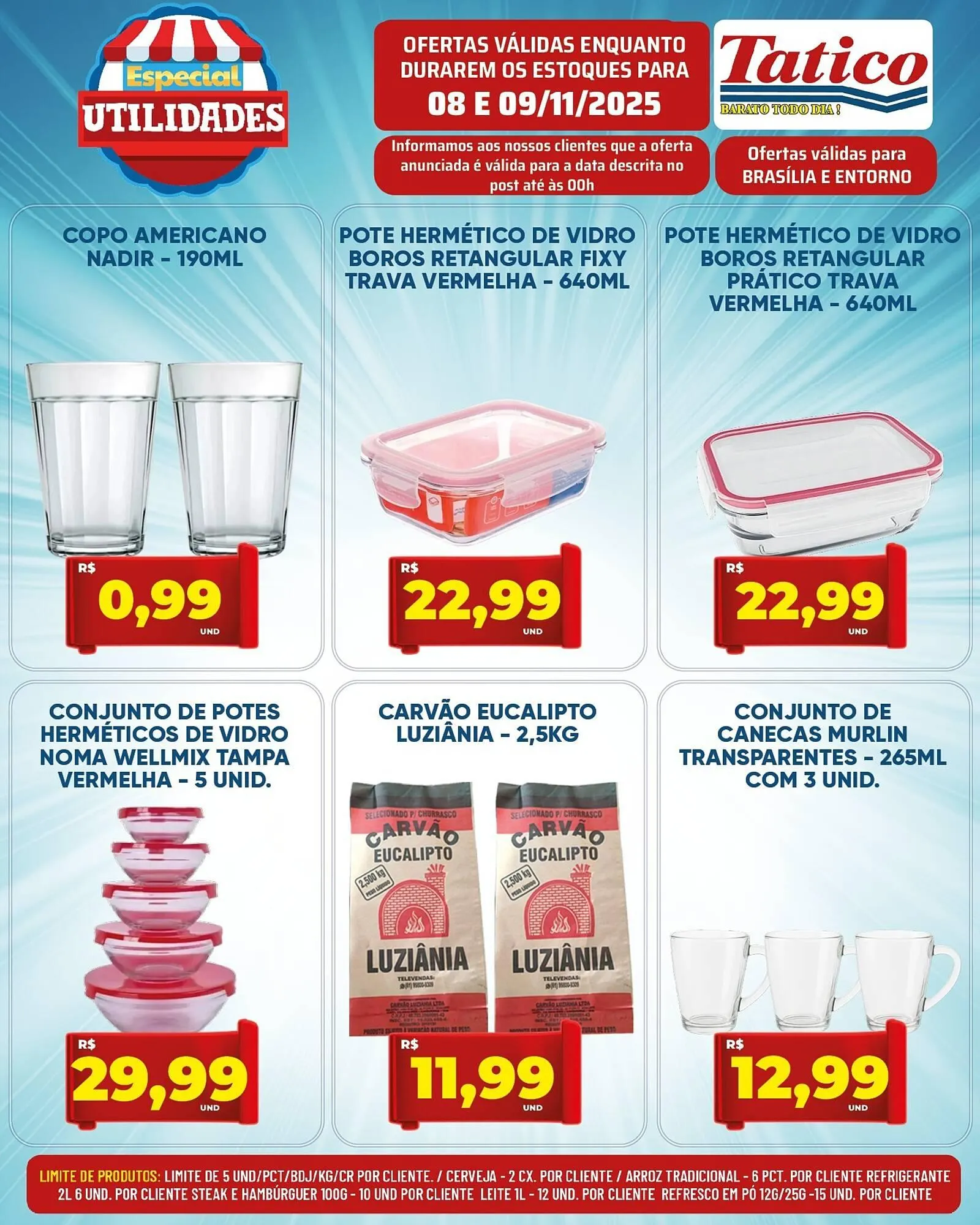 Encarte de Tabloide Tatico 8 de novembro até 9 de novembro 2025 - Pagina 1