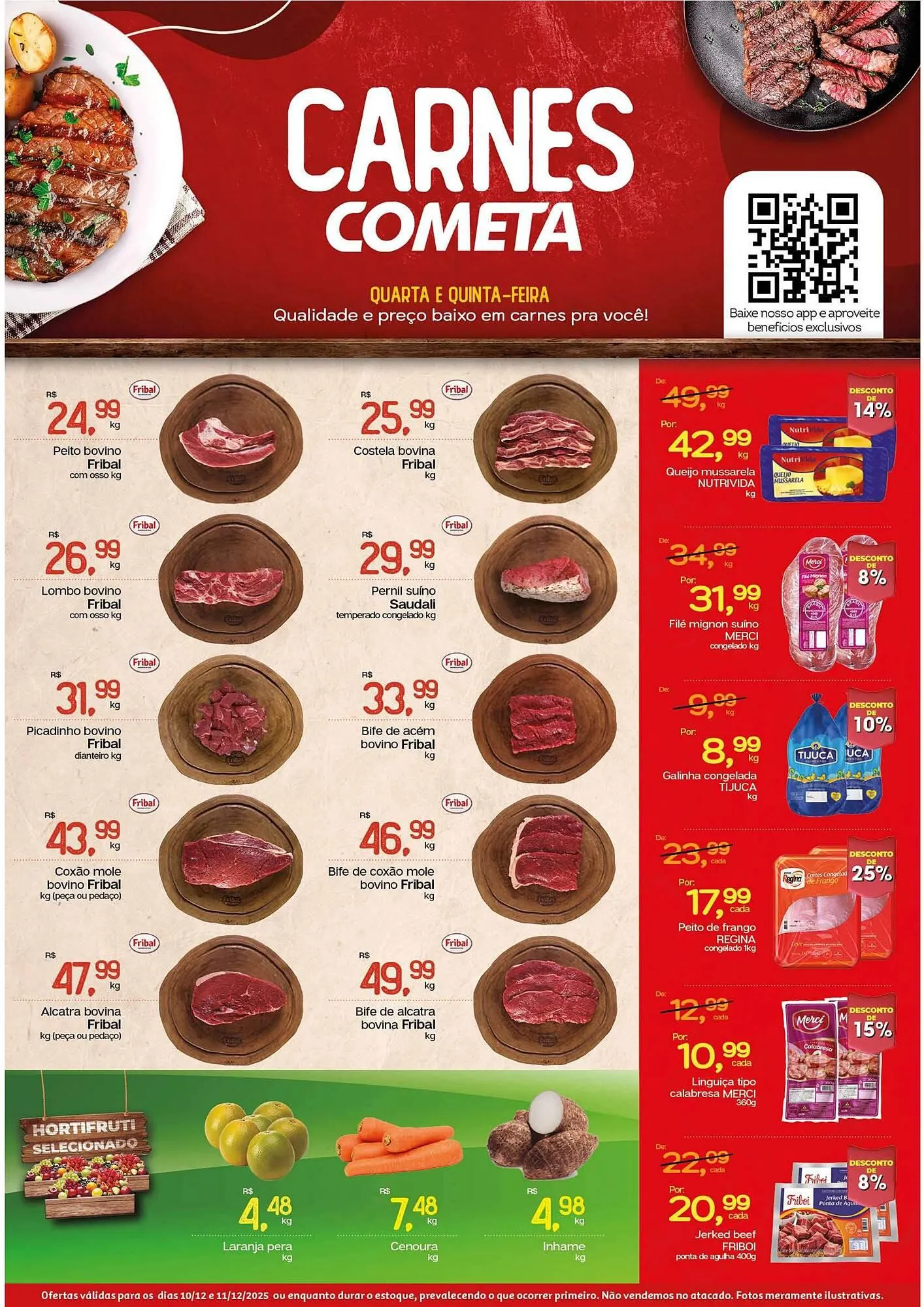 Encarte de Encarte Cometa Supermercados 10 de dezembro até 11 de dezembro 2025 - Pagina 1