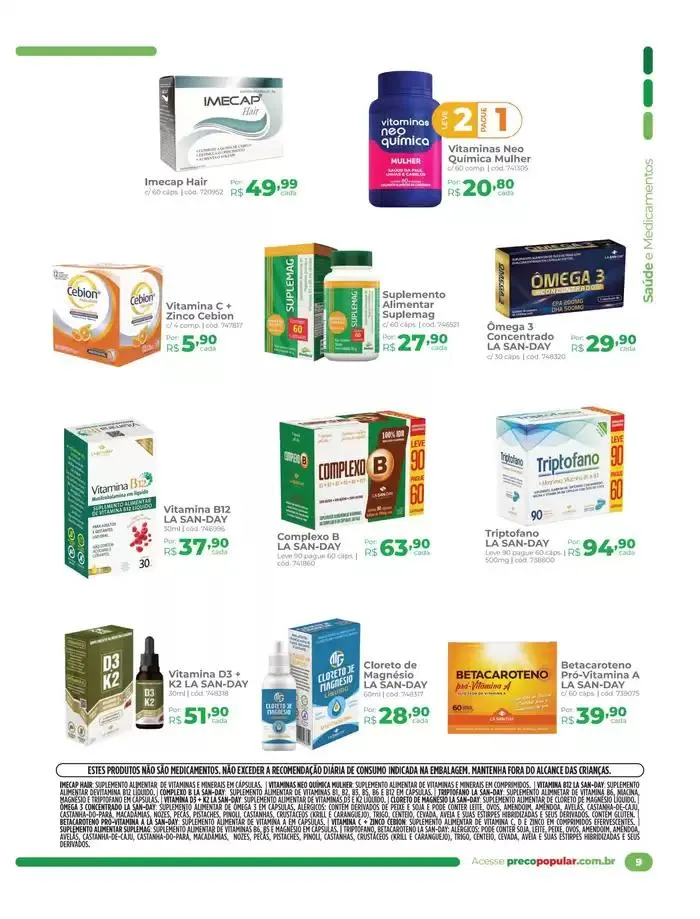 Encarte de Encarte PP - Dezembro 2024 - SP 3 de dezembro até 1 de janeiro 2025 - Pagina 15