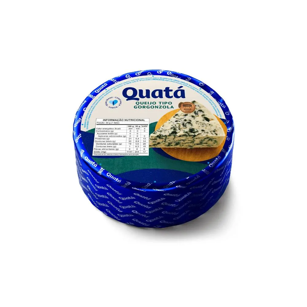 Queijo Gorgonzola Quatá Peça Kg