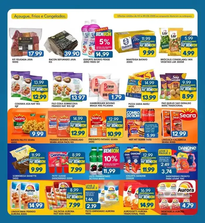 Encarte de Encarte Rancho Bom Supermercados 3 de fevereiro até 9 de fevereiro 2025 - Pagina 4