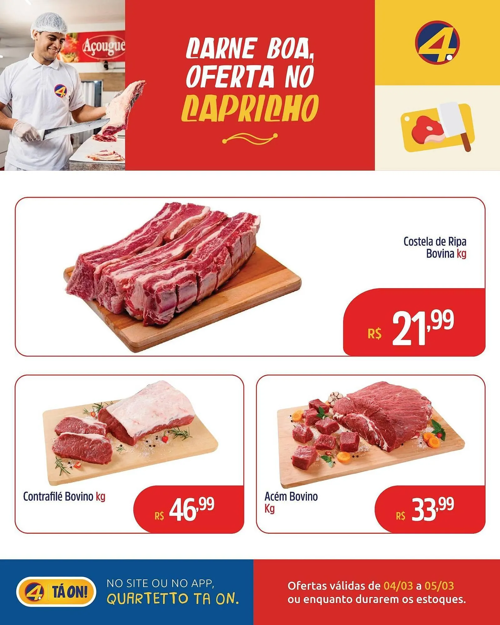 Encarte de Catálogo Quartetto Supermercados 4 de março até 5 de março 2026 - Pagina 2