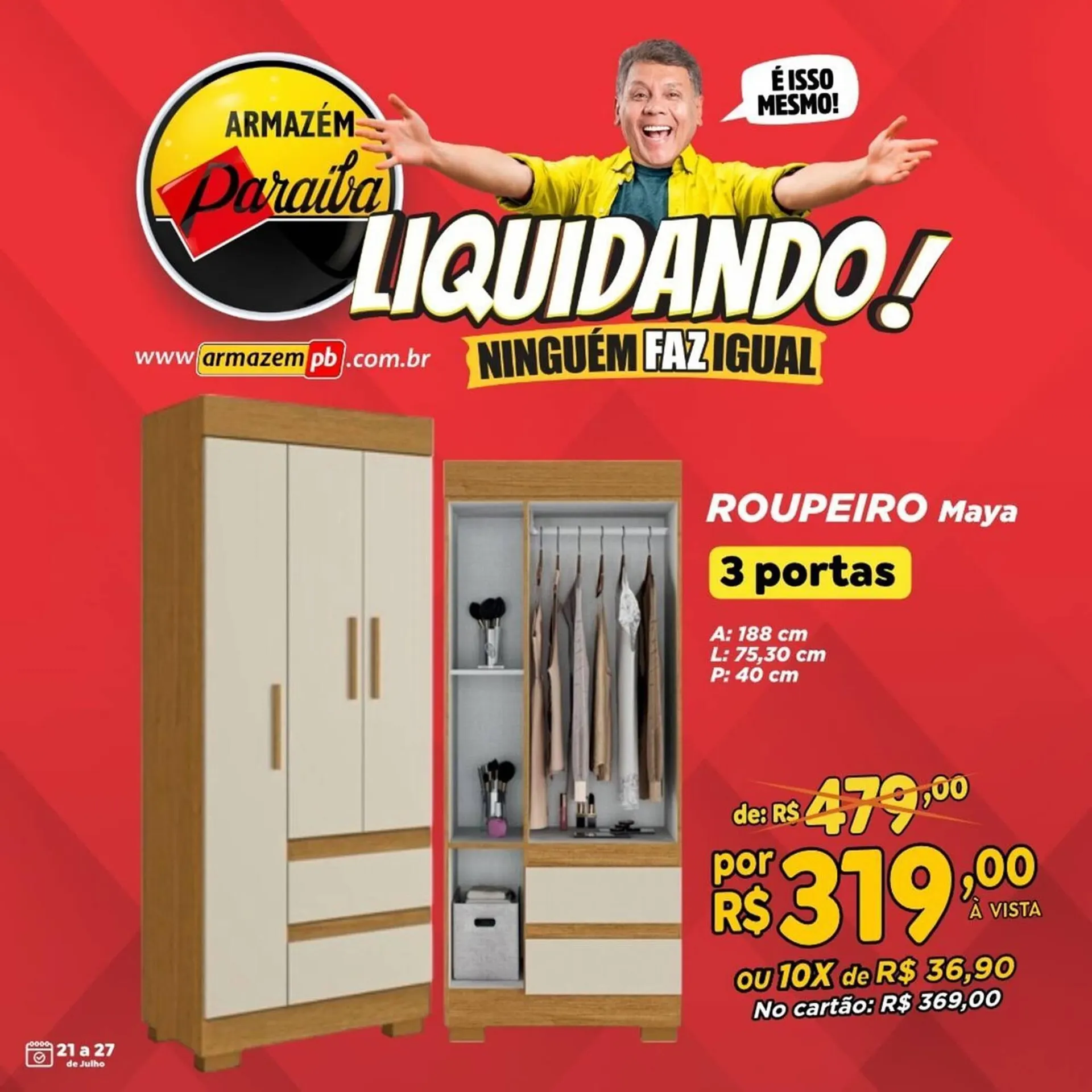 Encarte de Catálogo Armazém Paraíba 21 de julho até 27 de julho 2025 - Pagina 1