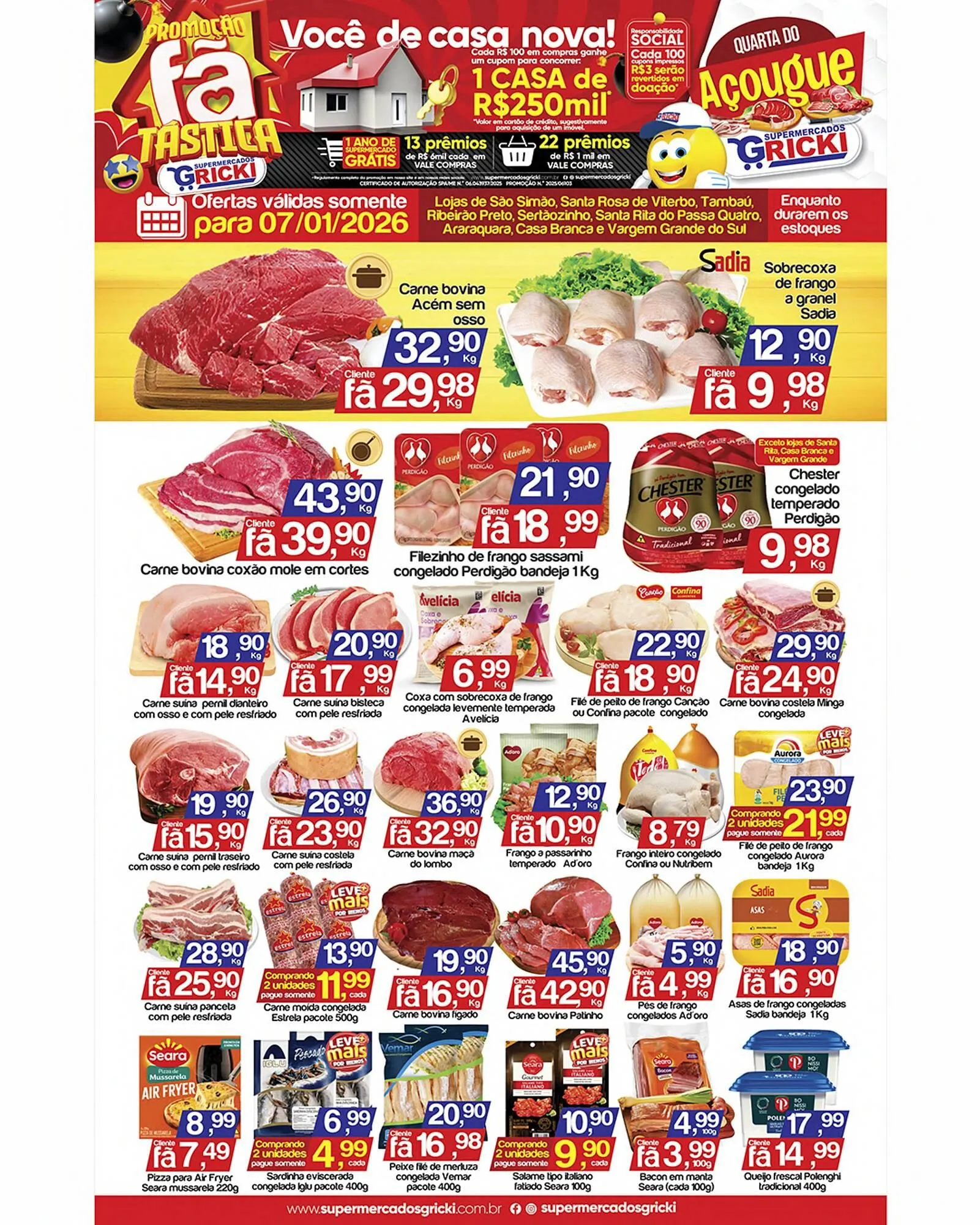 Encarte de Catálogo Supermercados Gricki 7 de janeiro até 7 de janeiro 2026 - Pagina 1