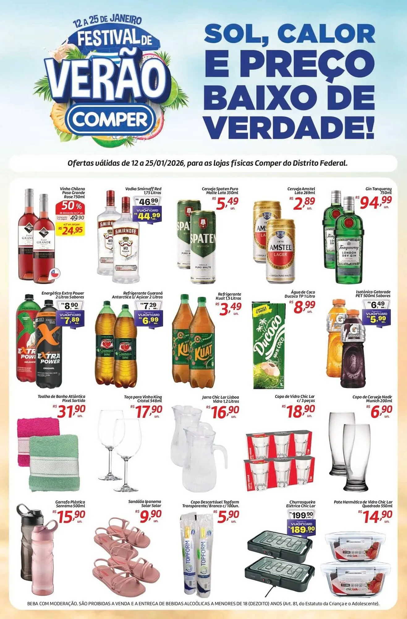 Encarte de Folheto Comper 12 de janeiro até 25 de janeiro 2026 - Pagina 1