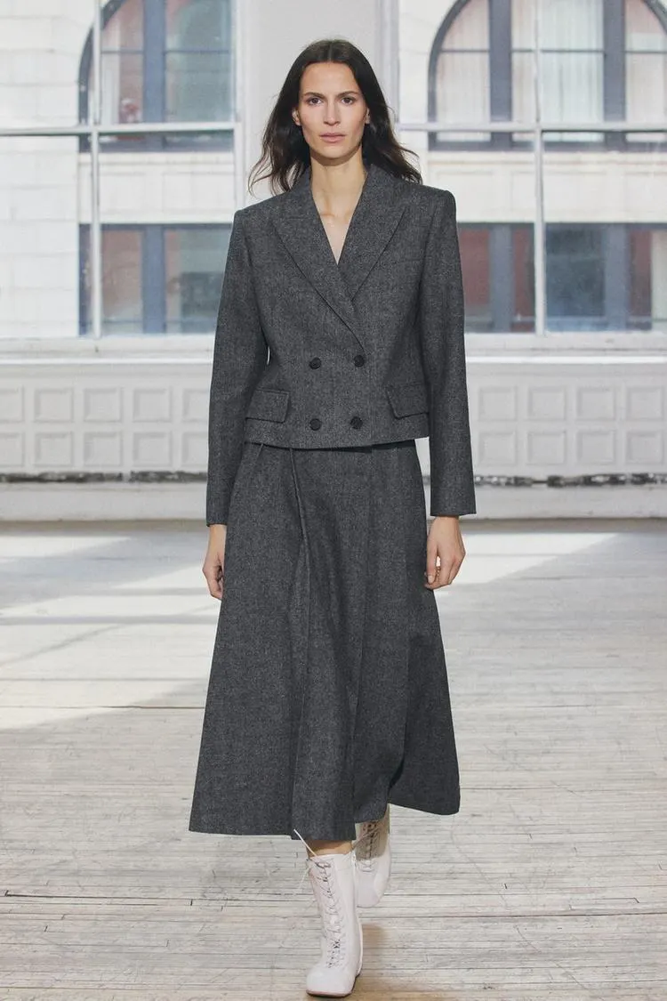 BLAZER DE ESPINHA DE PEIXE COM LÃ ZW COLLECTION