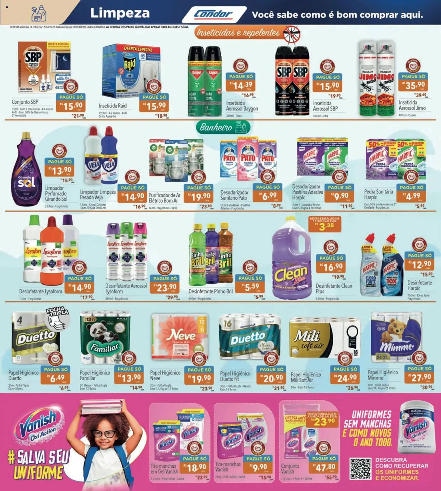 Encarte de Catálogo Supermercados Condor 23 de fevereiro até 16 de março 2026 - Pagina 21