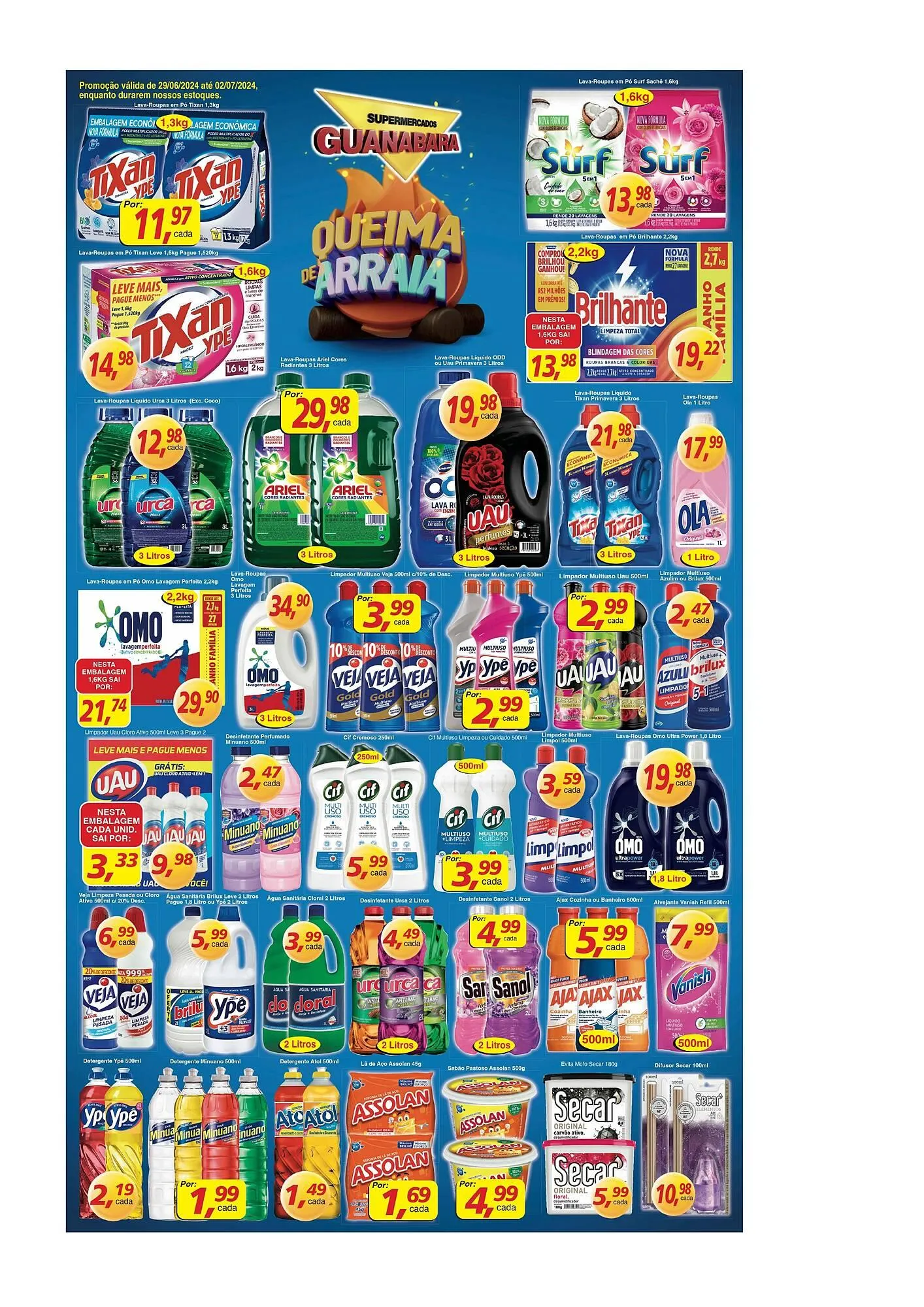 Encarte de Catálogo Supermercados Guanabara 29 de junho até 2 de julho 2024 - Pagina 9