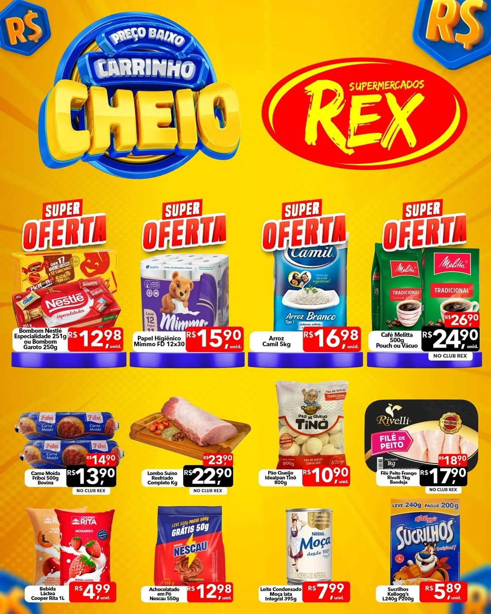 Encarte de Catálogo Supermercados Rex 24 de março até 26 de março 2026 - Pagina 1