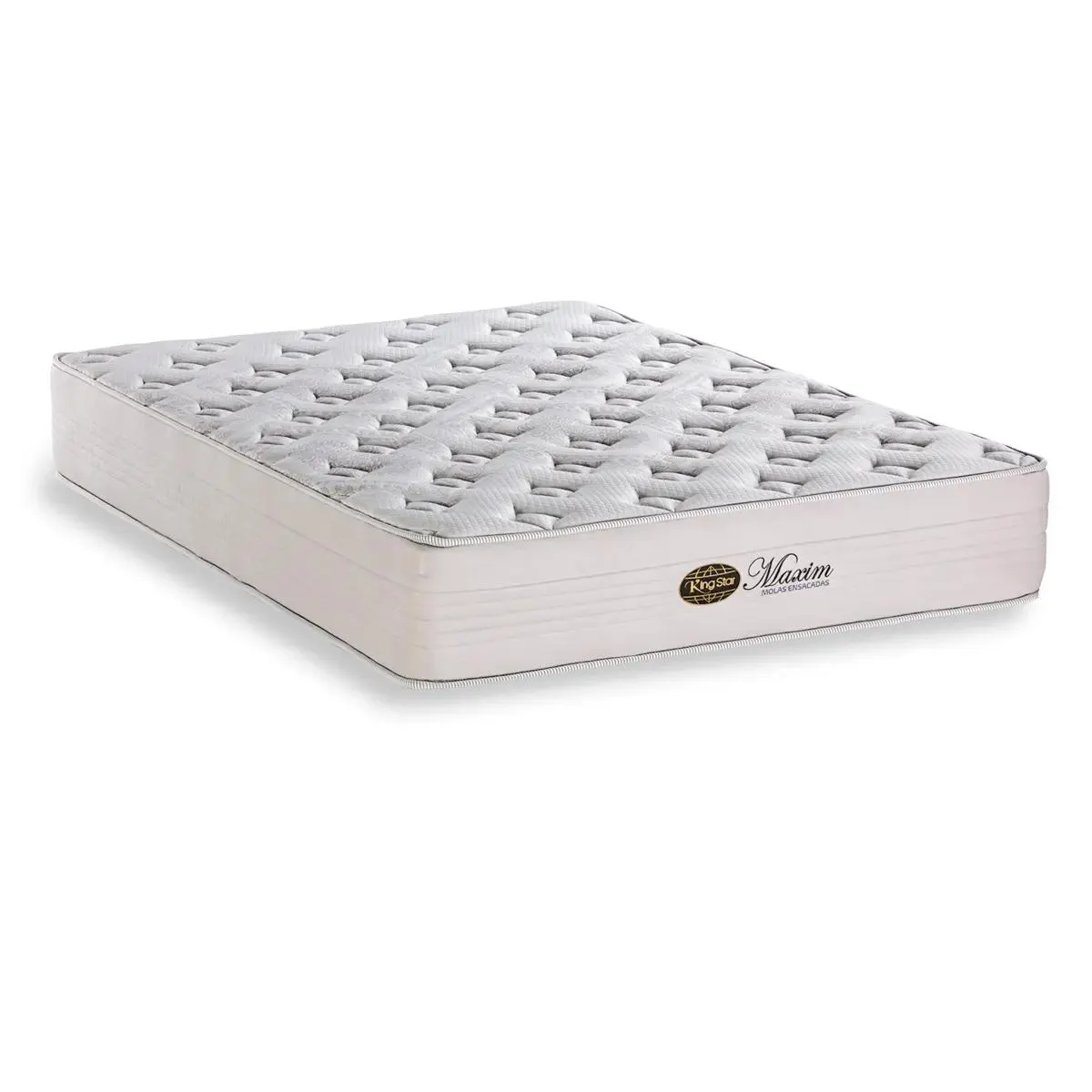 Colchão King Star Conforto Intermediário Molas Ensacadas Maxim