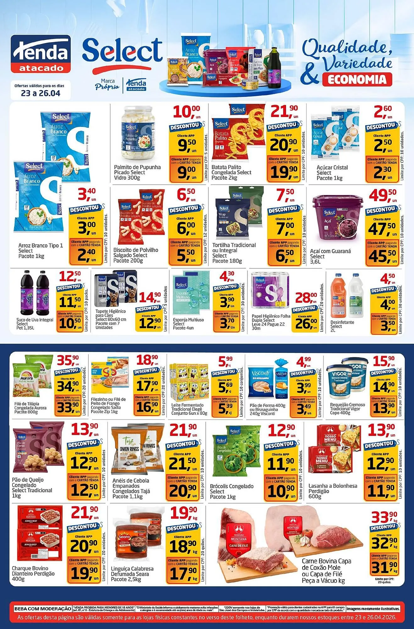 Encarte de Folheto Tenda Atacado 23 de abril até 26 de abril 2026 - Pagina 2