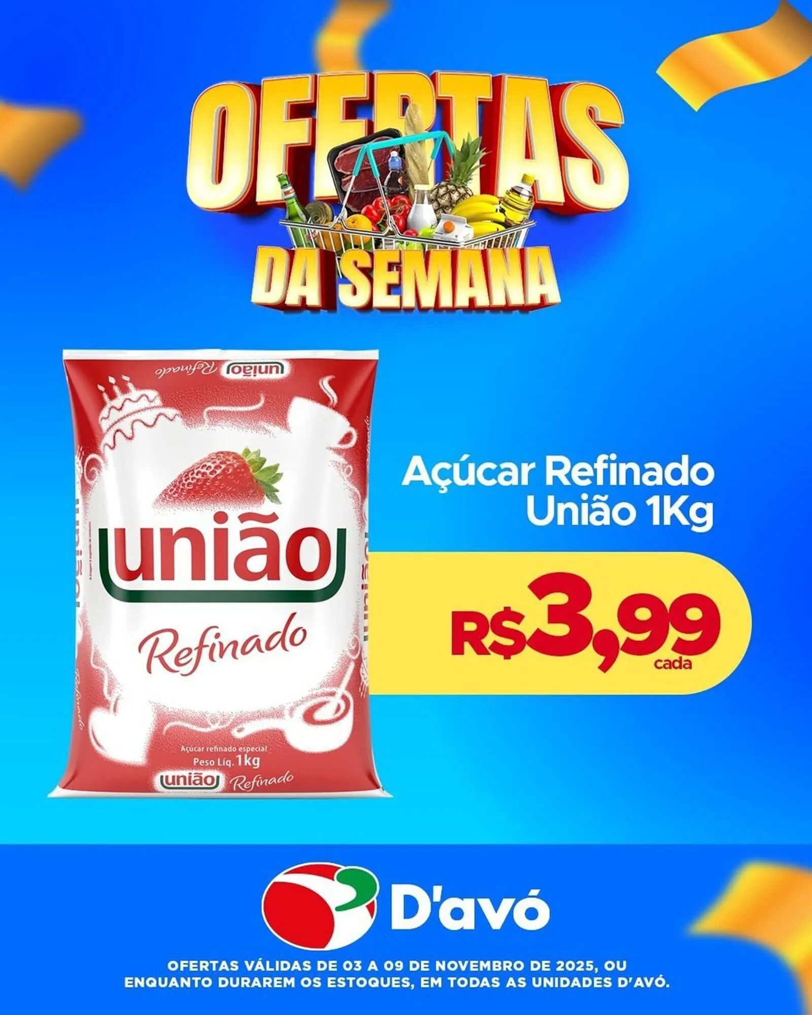 Encarte de Catálogo D'avó Supermercado 3 de novembro até 9 de novembro 2025 - Pagina 1