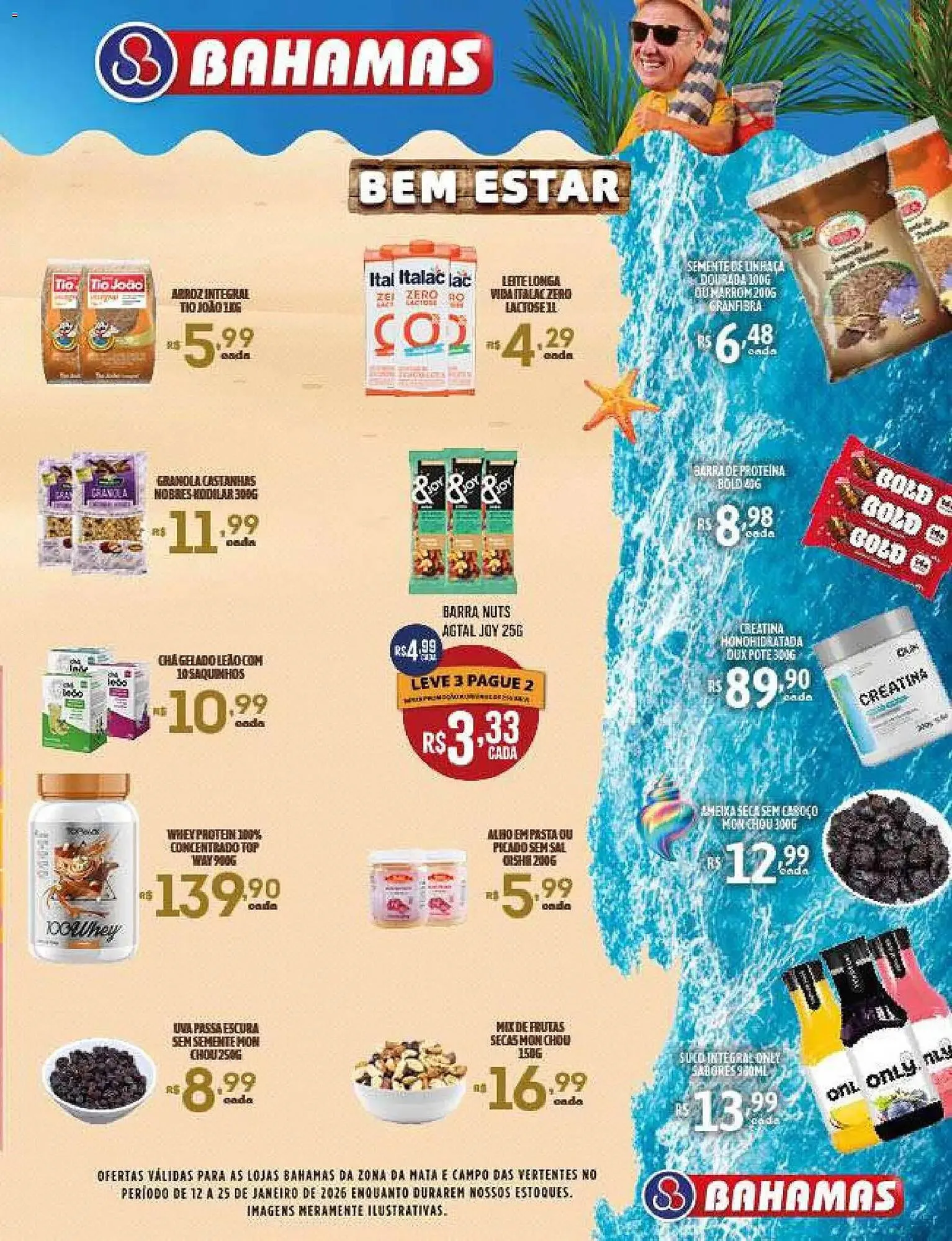 Encarte de Catálogo Bahamas Supermercados 12 de janeiro até 23 de janeiro 2026 - Pagina 7