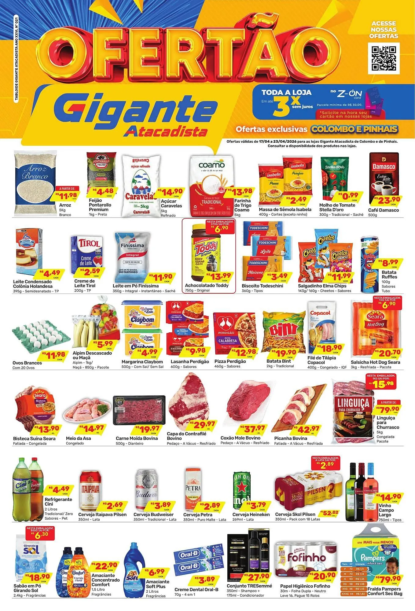 Encarte de Encarte Gigante Atacadista 20 de abril até 23 de abril 2026 - Pagina 1