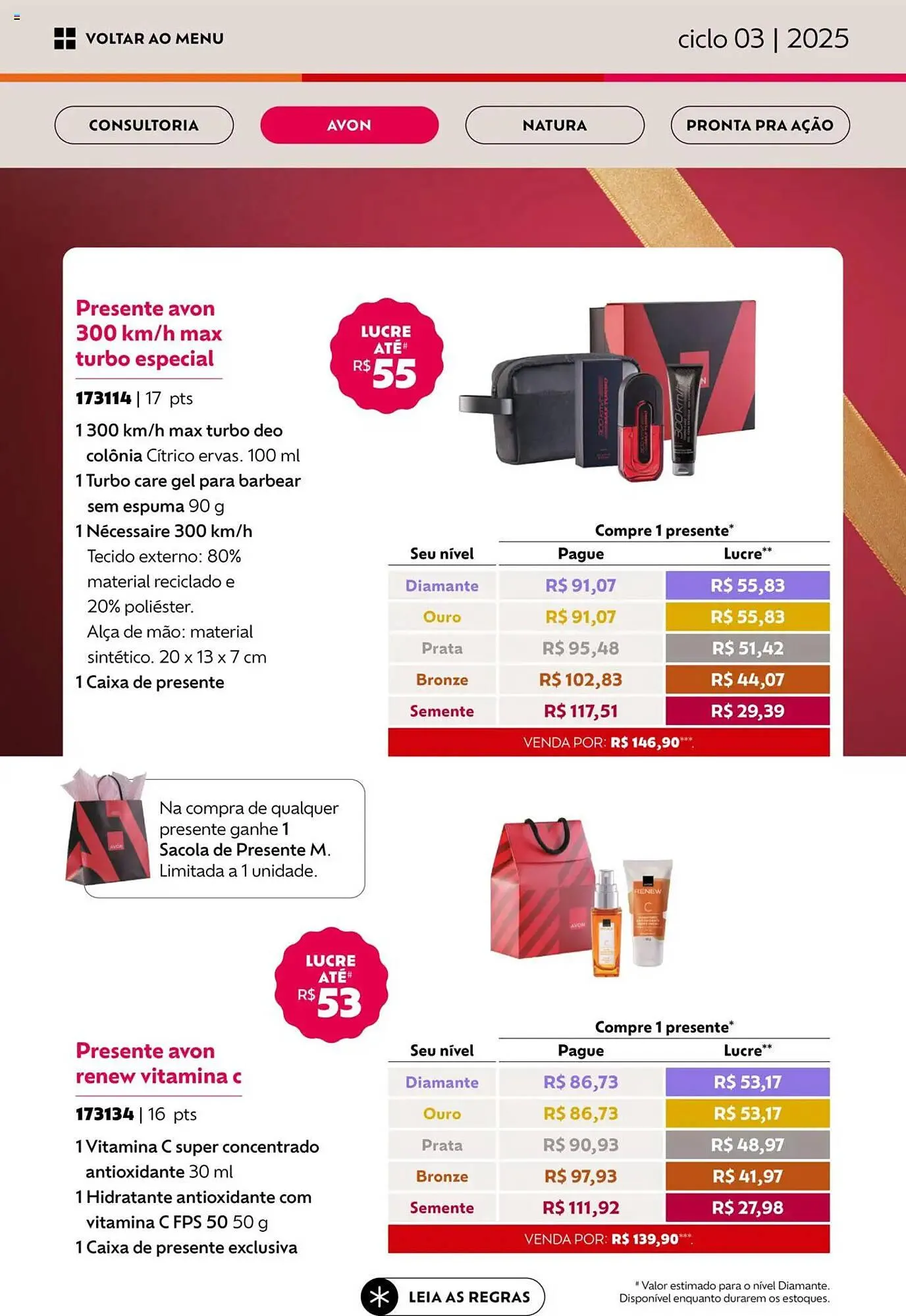 Encarte de Catálogo Avon 17 de janeiro até 17 de fevereiro 2025 - Pagina 26