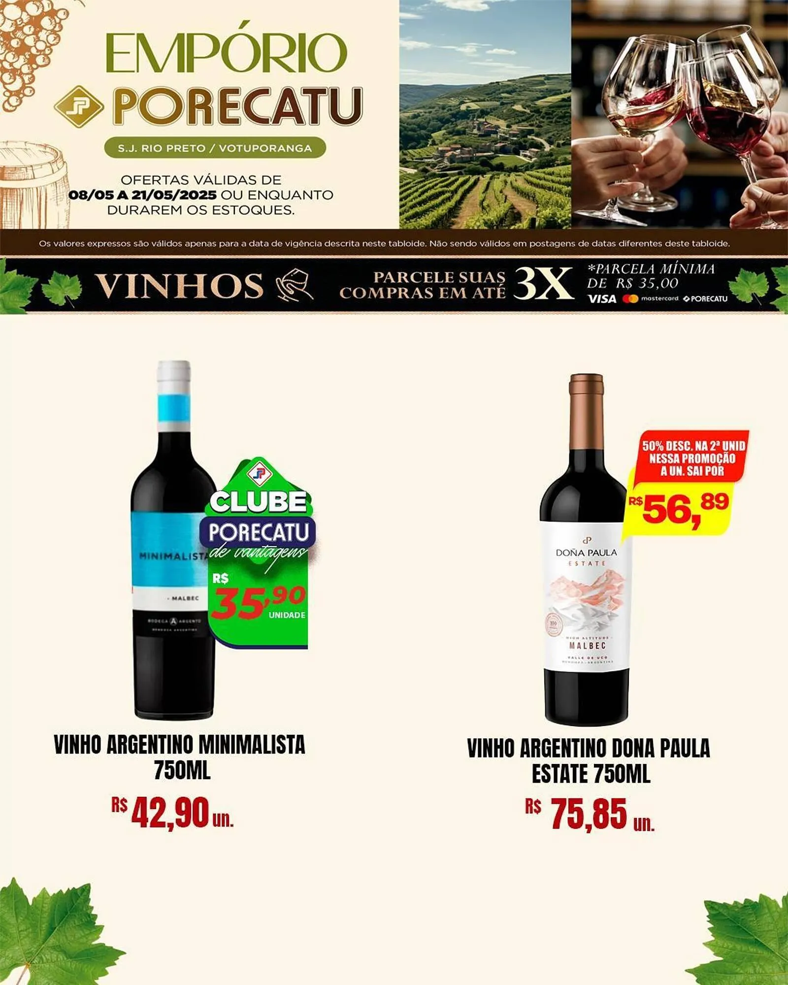 Encarte de Catálogo Supermercado Porecatu 10 de maio até 21 de maio 2025 - Pagina 4