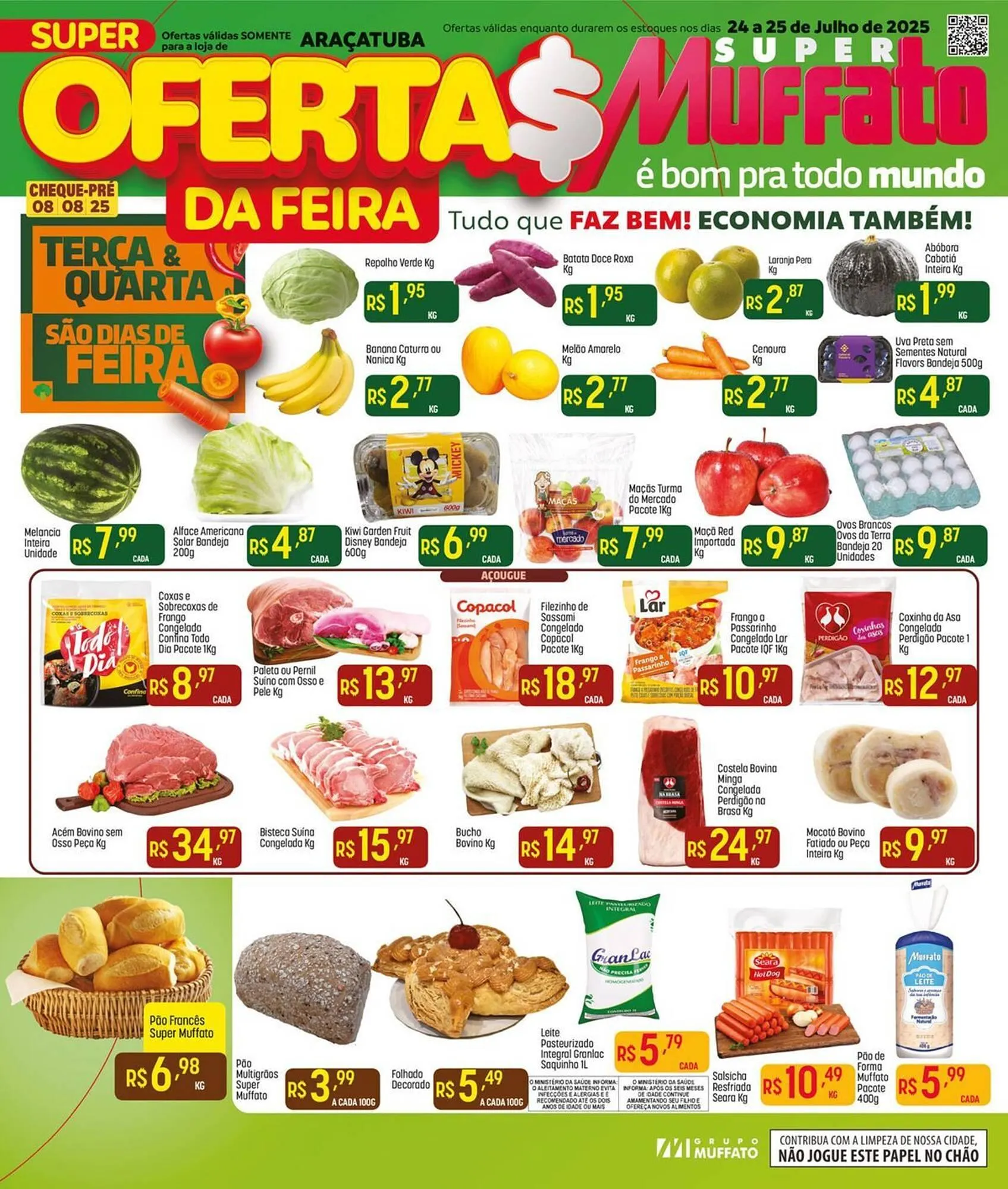 Encarte de Catálogo Muffato 24 de julho até 25 de julho 2025 - Pagina 1