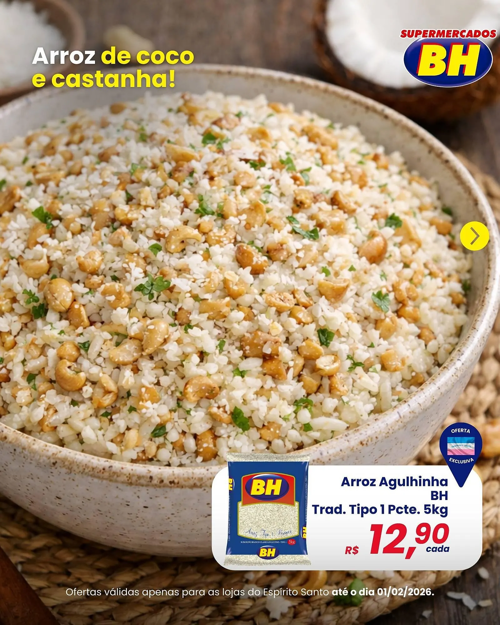 Encarte de Folheto Supermercados BH 17 de janeiro até 1 de fevereiro 2026 - Pagina 1