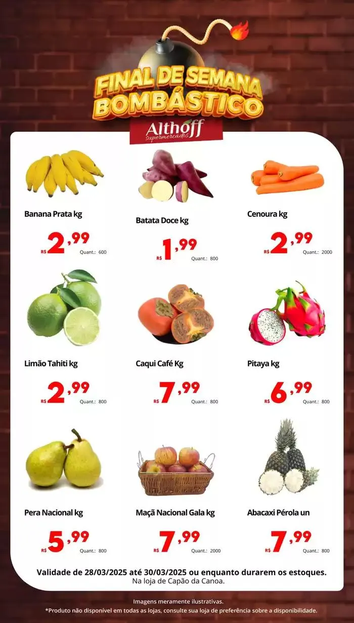 Encarte de Final de Semana Bombástico - RS. 28 de março até 30 de março 2025 - Pagina 3