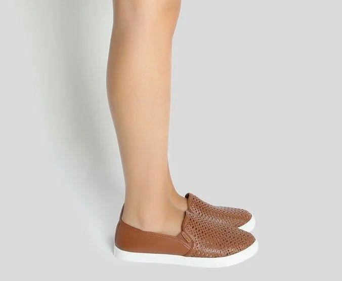 Tênis Caramelo Slip On Ana