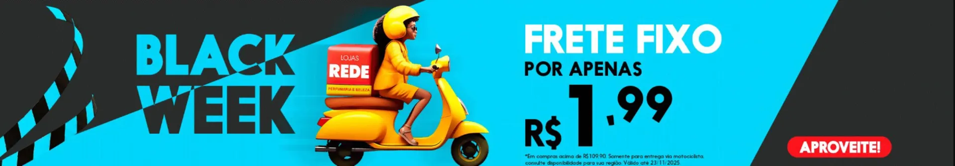 Encarte de Folheto Lojas Rede 17 de novembro até 23 de novembro 2025 - Pagina 1