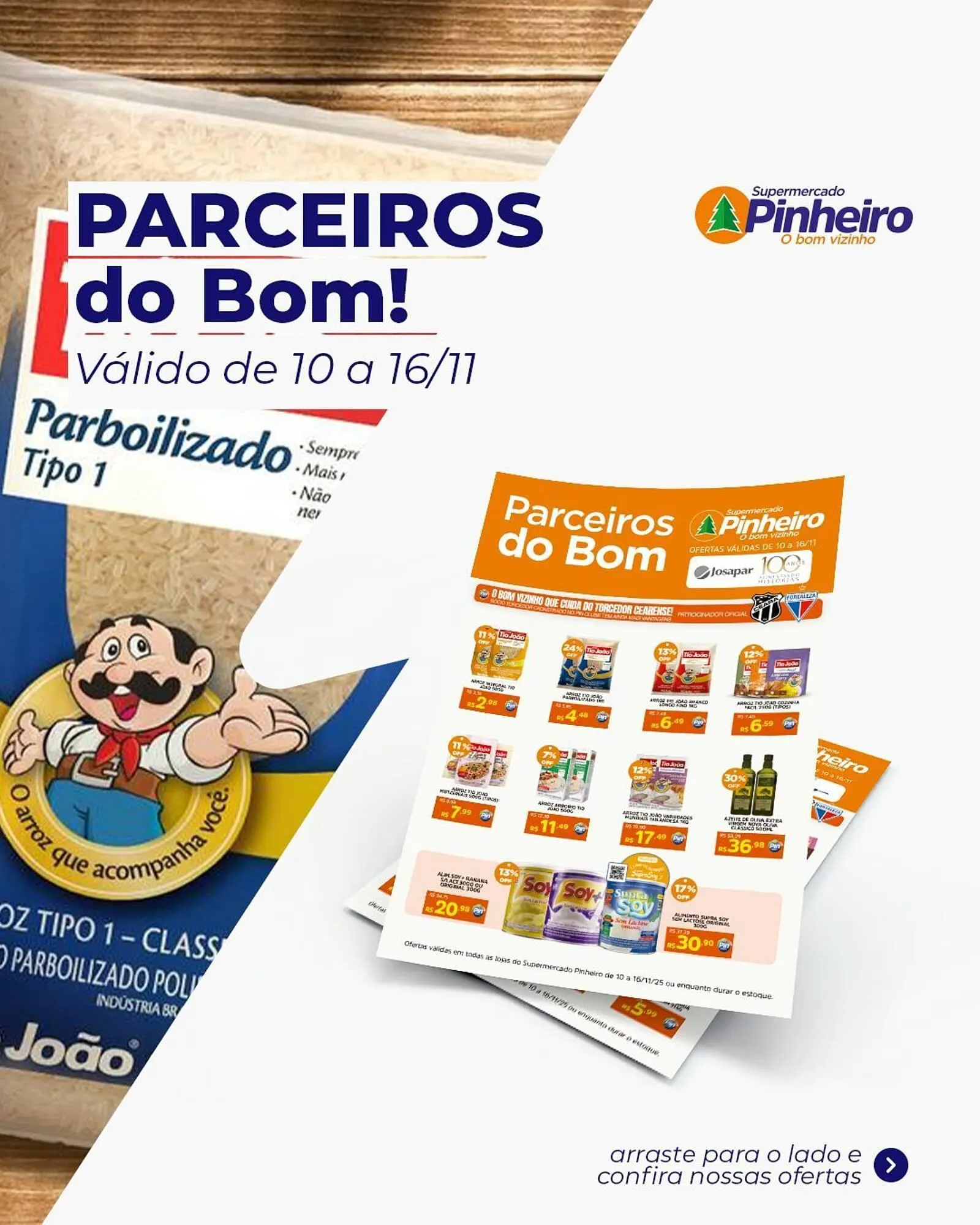 Encarte de Encarte Pinheiro Supermercado 10 de novembro até 16 de novembro 2025 - Pagina 1