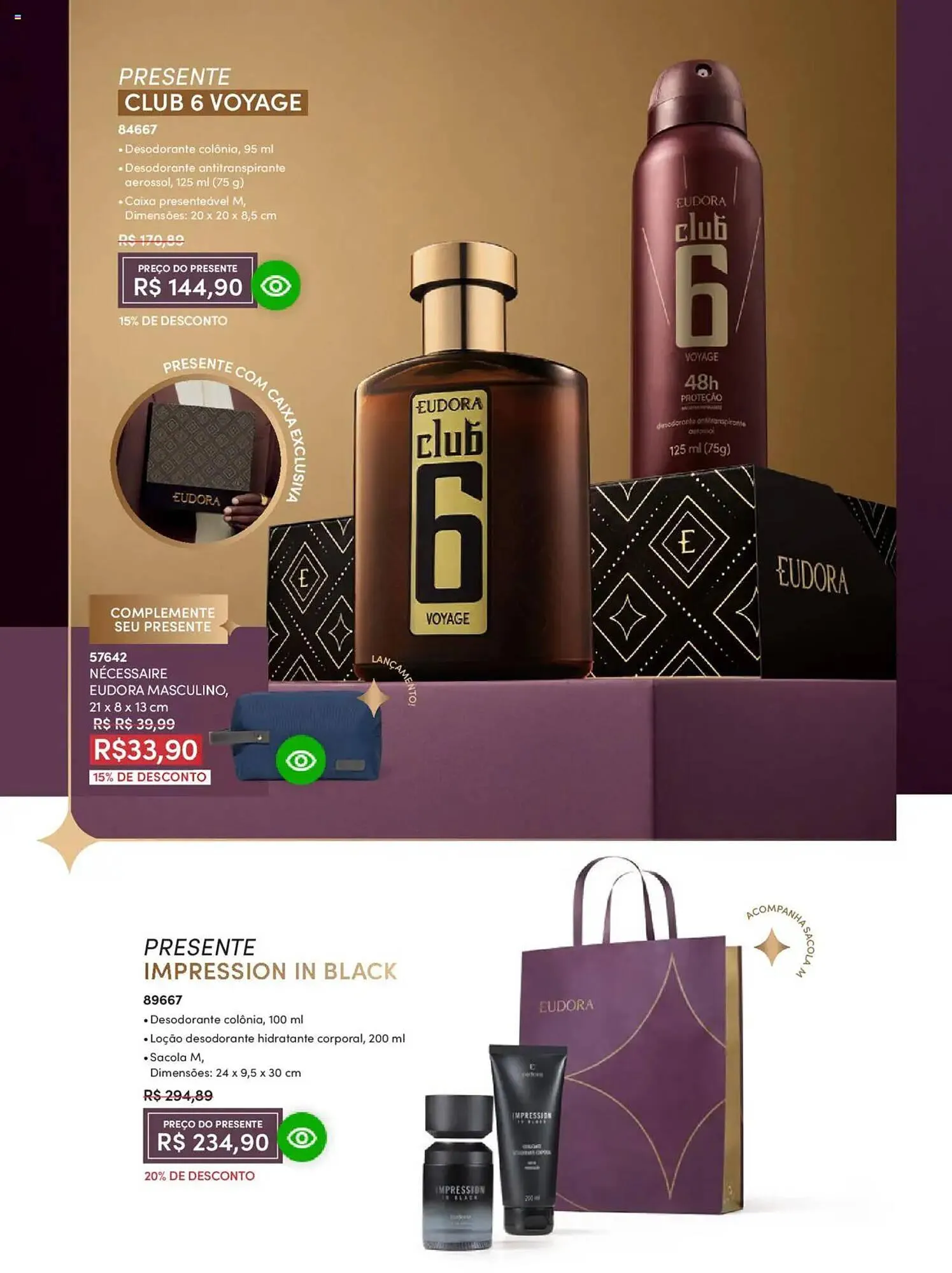 Encarte de Catálogo Eudora 25 de junho até 17 de julho 2025 - Pagina 12