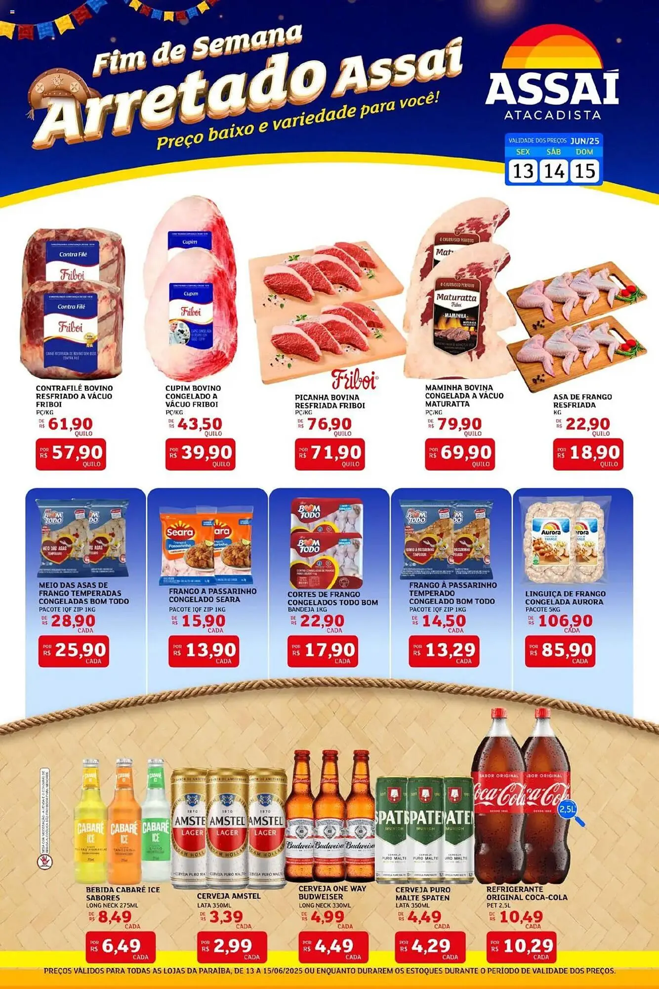 Encarte de Catálogo Assaí Atacadista 13 de junho até 15 de junho 2025 - Pagina 1