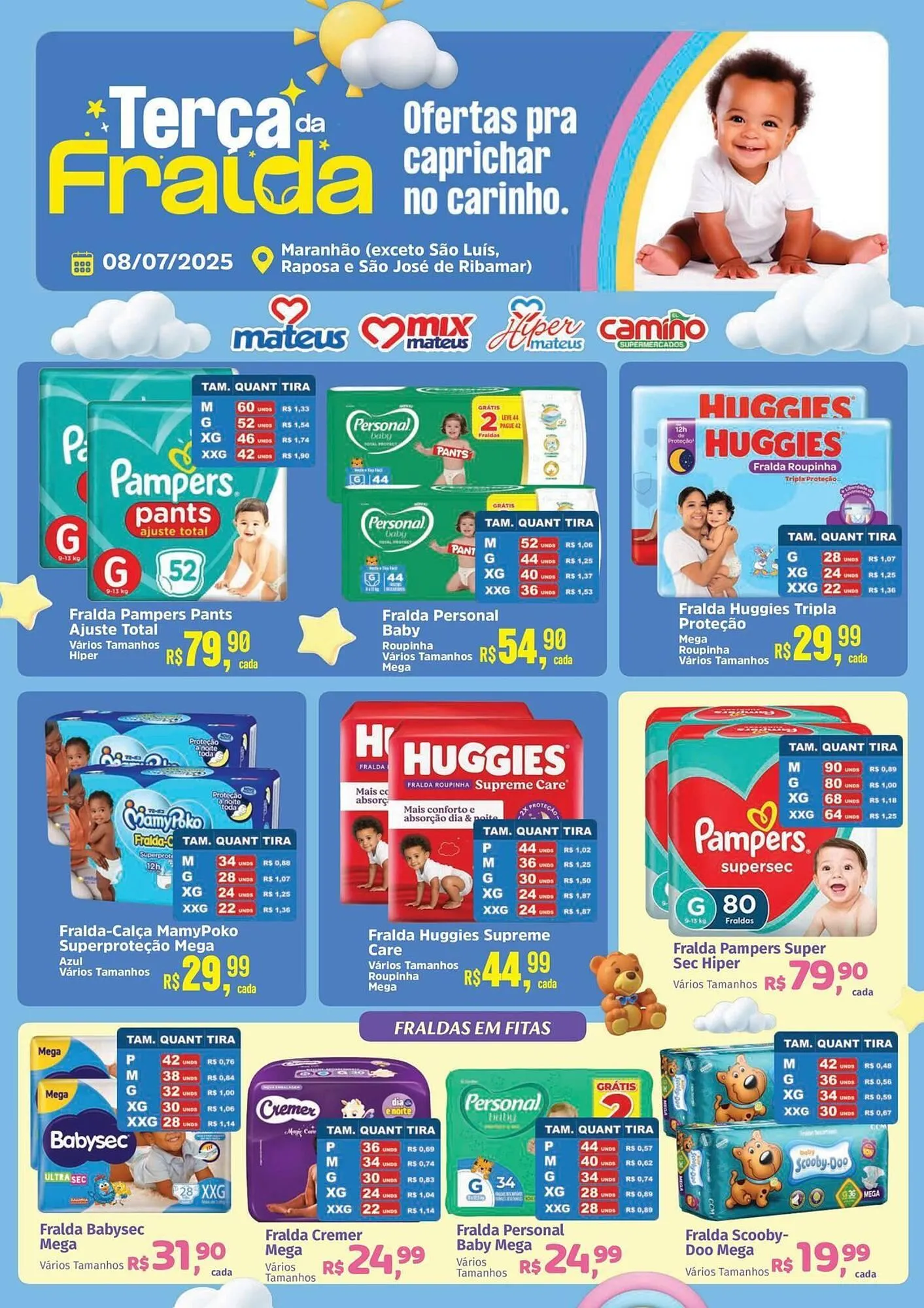 Encarte de Catálogo Supermercados Mateus 7 de agosto até 7 de agosto 2025 - Pagina 1