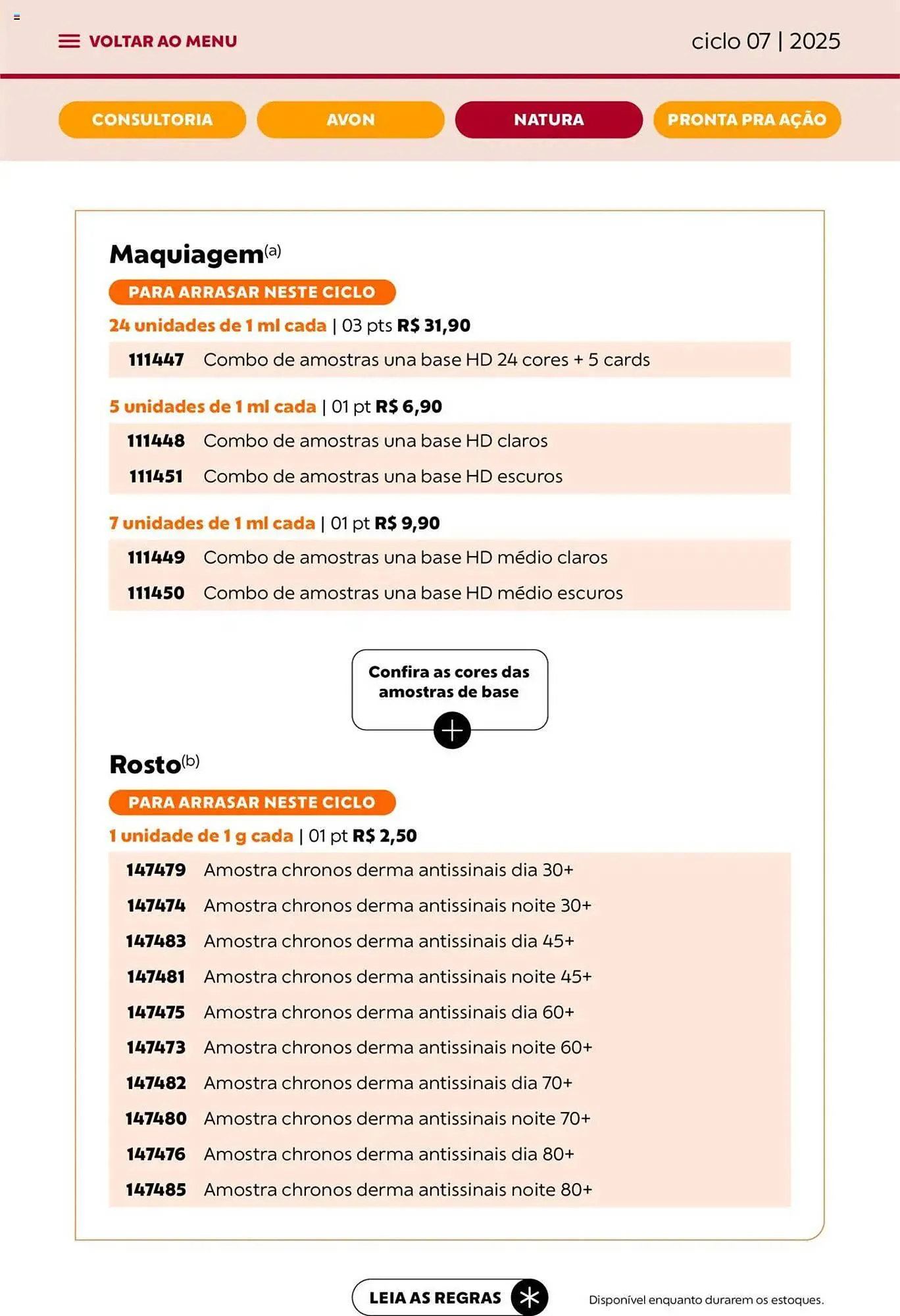 Encarte de Catálogo Avon 3 de abril até 1 de maio 2025 - Pagina 83
