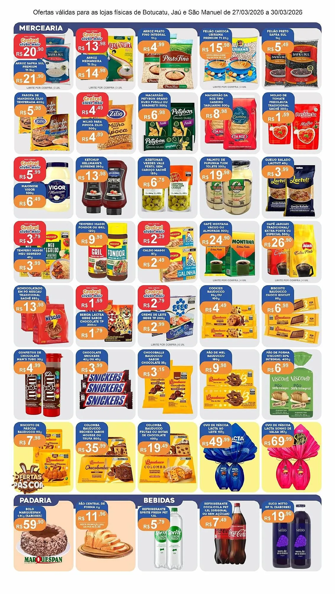 Encarte de Catálogo Central Supermercados 27 de março até 30 de março 2026 - Pagina 3