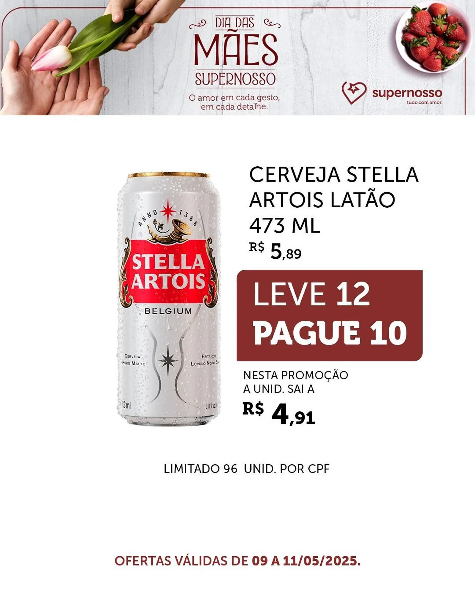 Encarte de Catálogo Super Nosso 9 de maio até 11 de maio 2025 - Pagina 4