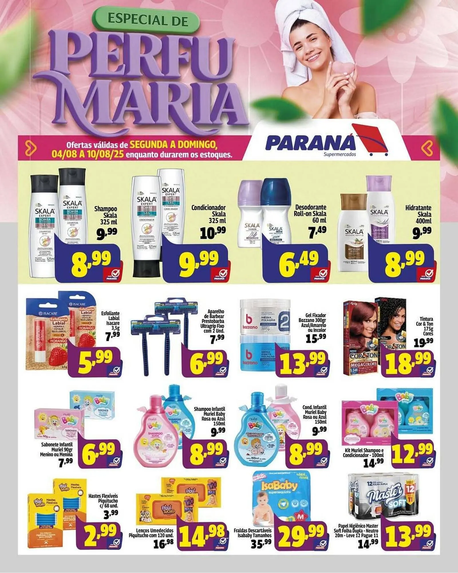 Encarte de Catálogo Supermercado Paraná 4 de agosto até 10 de agosto 2025 - Pagina 1