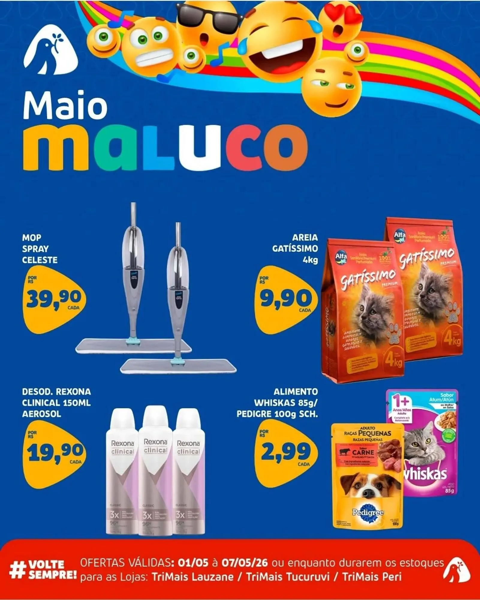 Encarte de Catálogo Trimais Supermercado 1 de maio até 7 de maio 2026 - Pagina 14