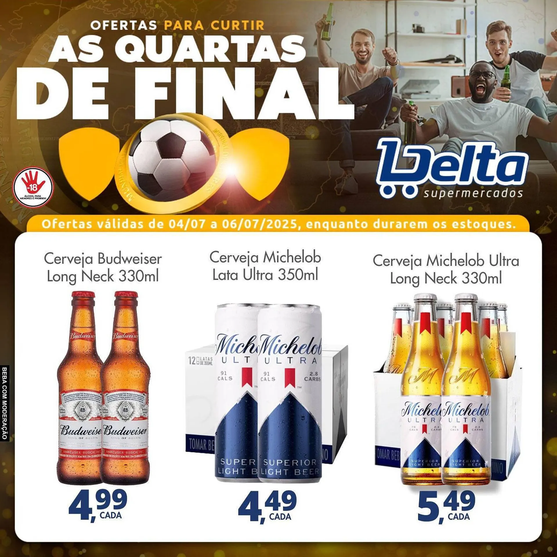 Encarte de Catálogo Delta Supermercados 4 de julho até 6 de julho 2025 - Pagina 1