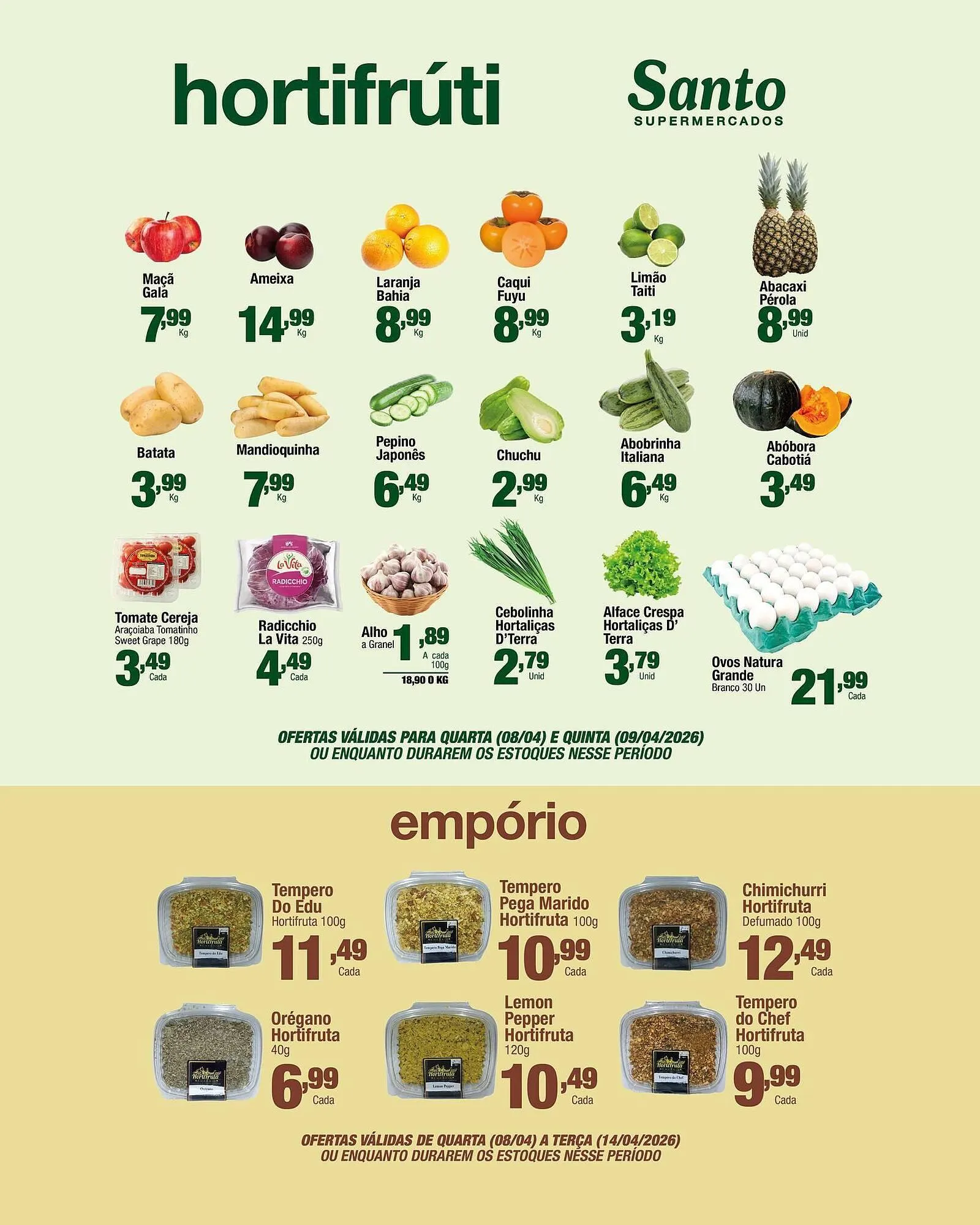 Encarte de Catálogo Santo Supermercados 8 de abril até 14 de abril 2026 - Pagina 3